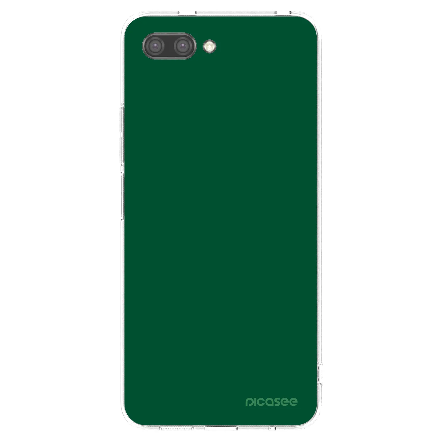 Picasee silikonowe przeźroczyste etui na Honor 10 - Green Gleam