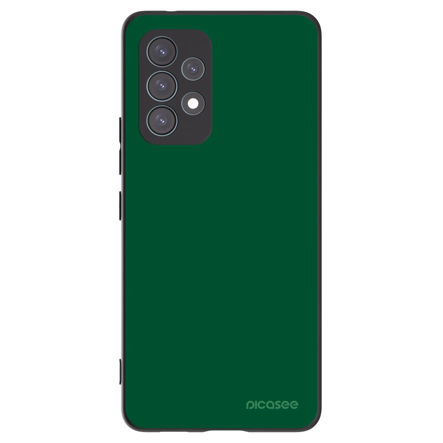 Picasee silikonowe czarne etui na Samsung Galaxy A53 5G A536 - Green Gleam