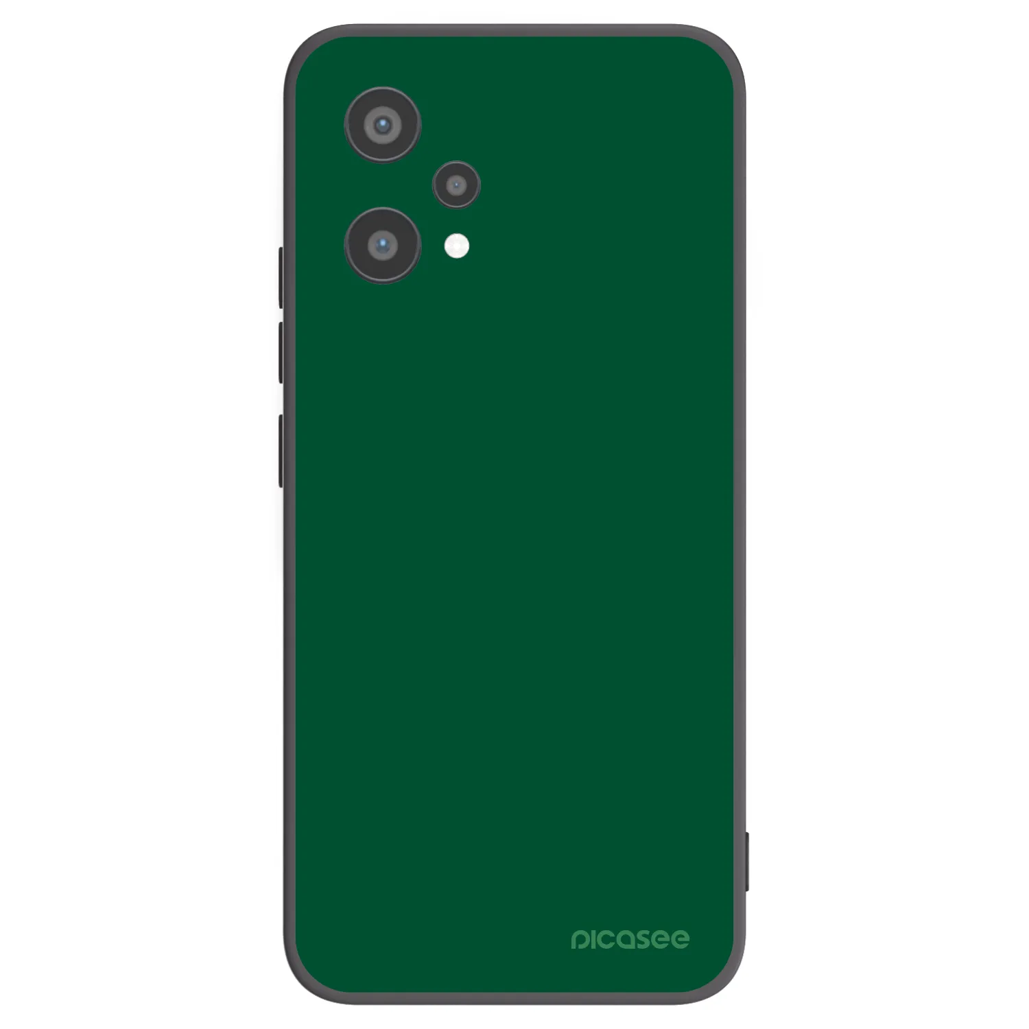 Picasee silikonowe czarne etui na Realme 9 Pro 5G - Green Gleam