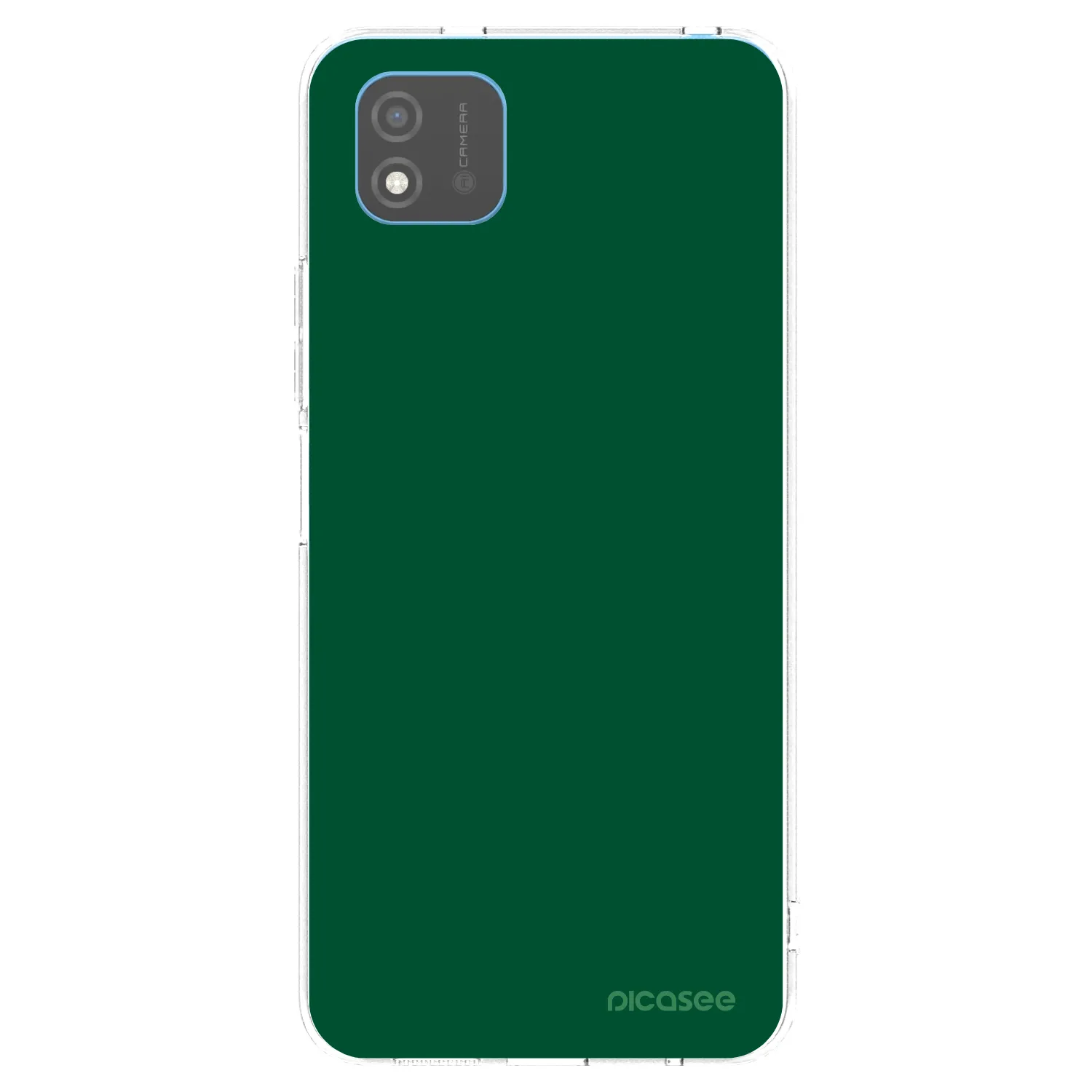Picasee silikonowe przeźroczyste etui na Realme C11 (2021) - Green Gleam