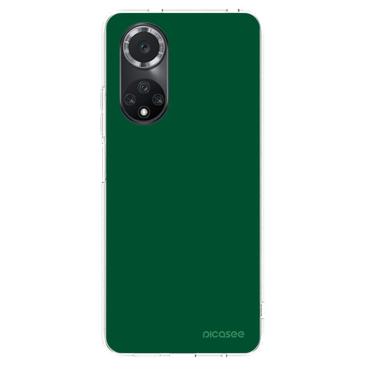 Picasee silikonowe przeźroczyste etui na Huawei Nova 9 SE - Green Gleam