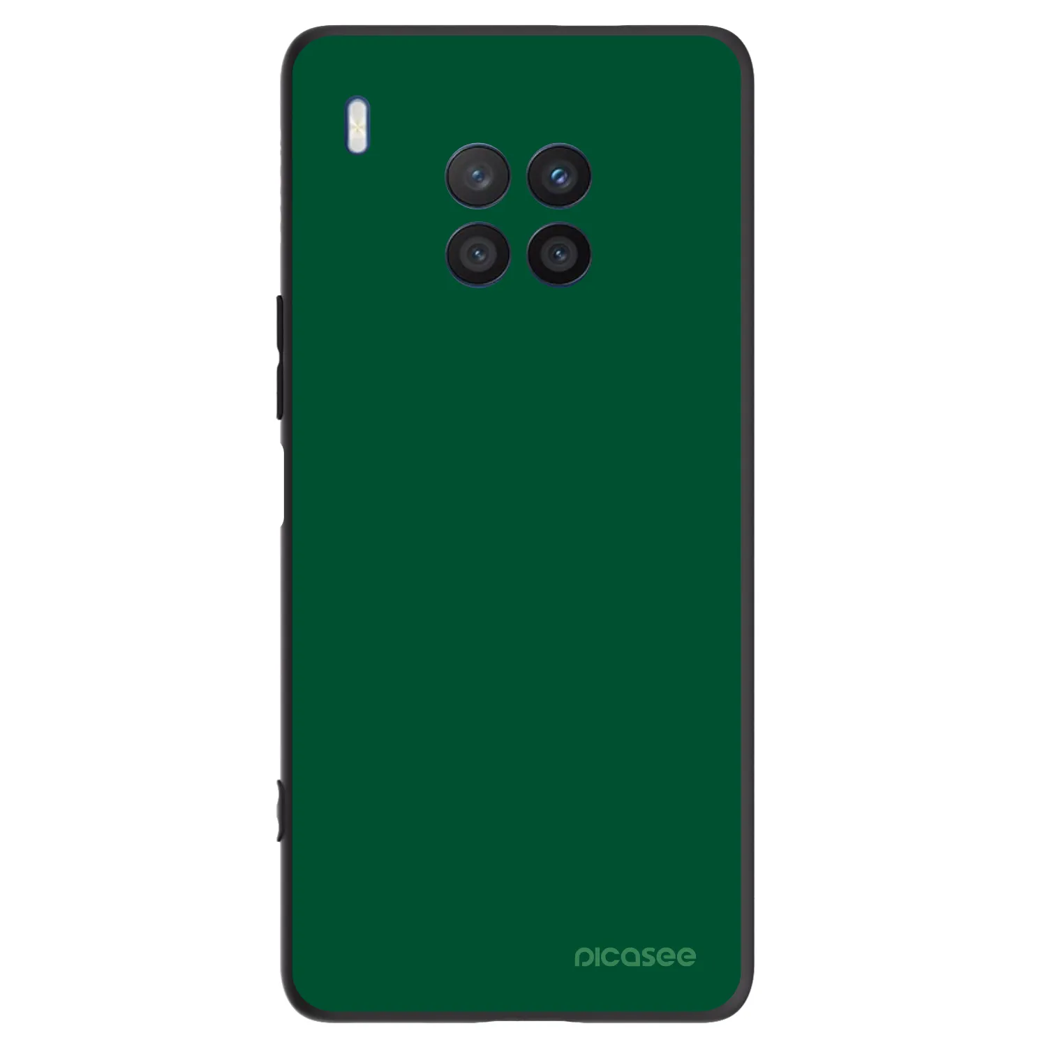 Picasee silikonowe czarne etui na Honor 50 Lite - Green Gleam