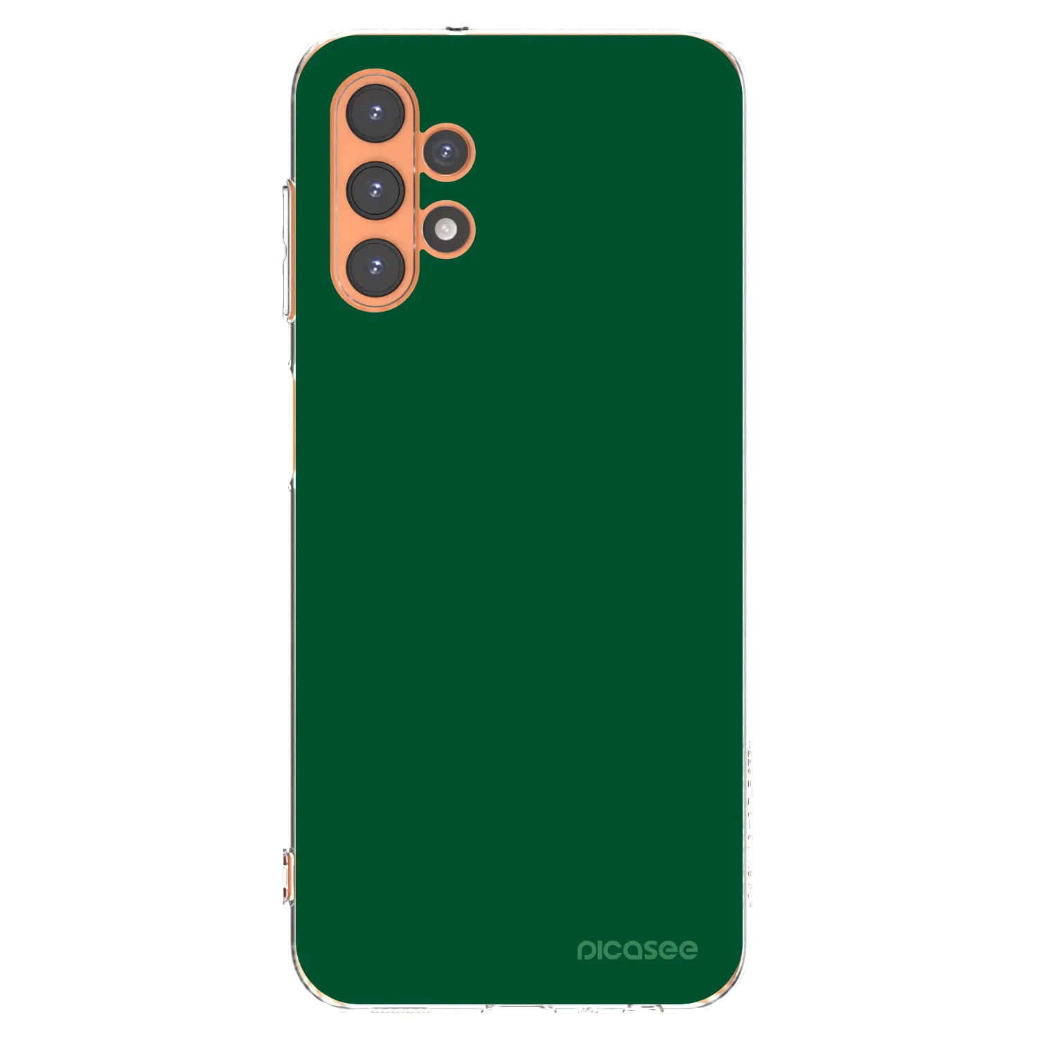 Picasee silikonowe przeźroczyste etui na Samsung Galaxy A13 4G A135 - Green Gleam