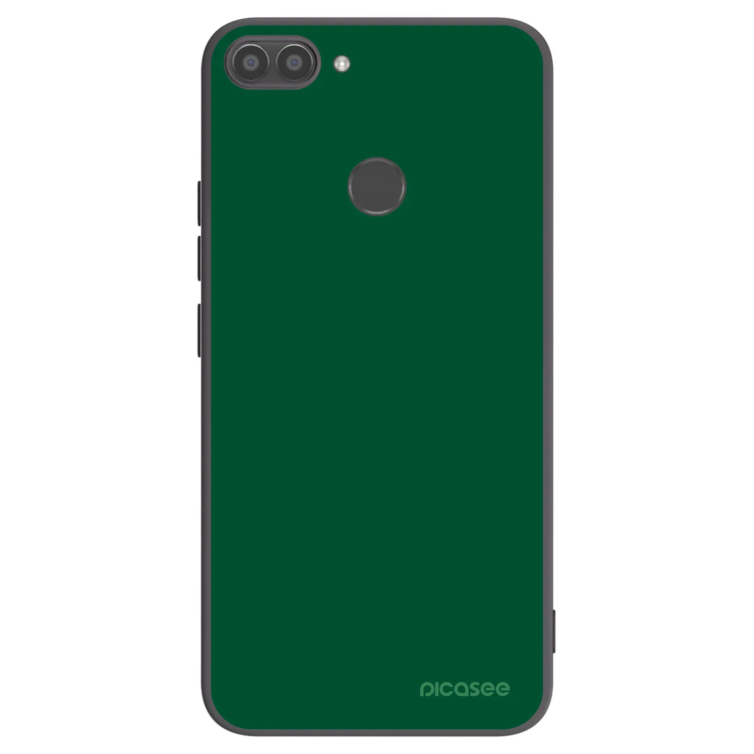 Picasee silikonowe czarne etui na Huawei P Smart - Green Gleam