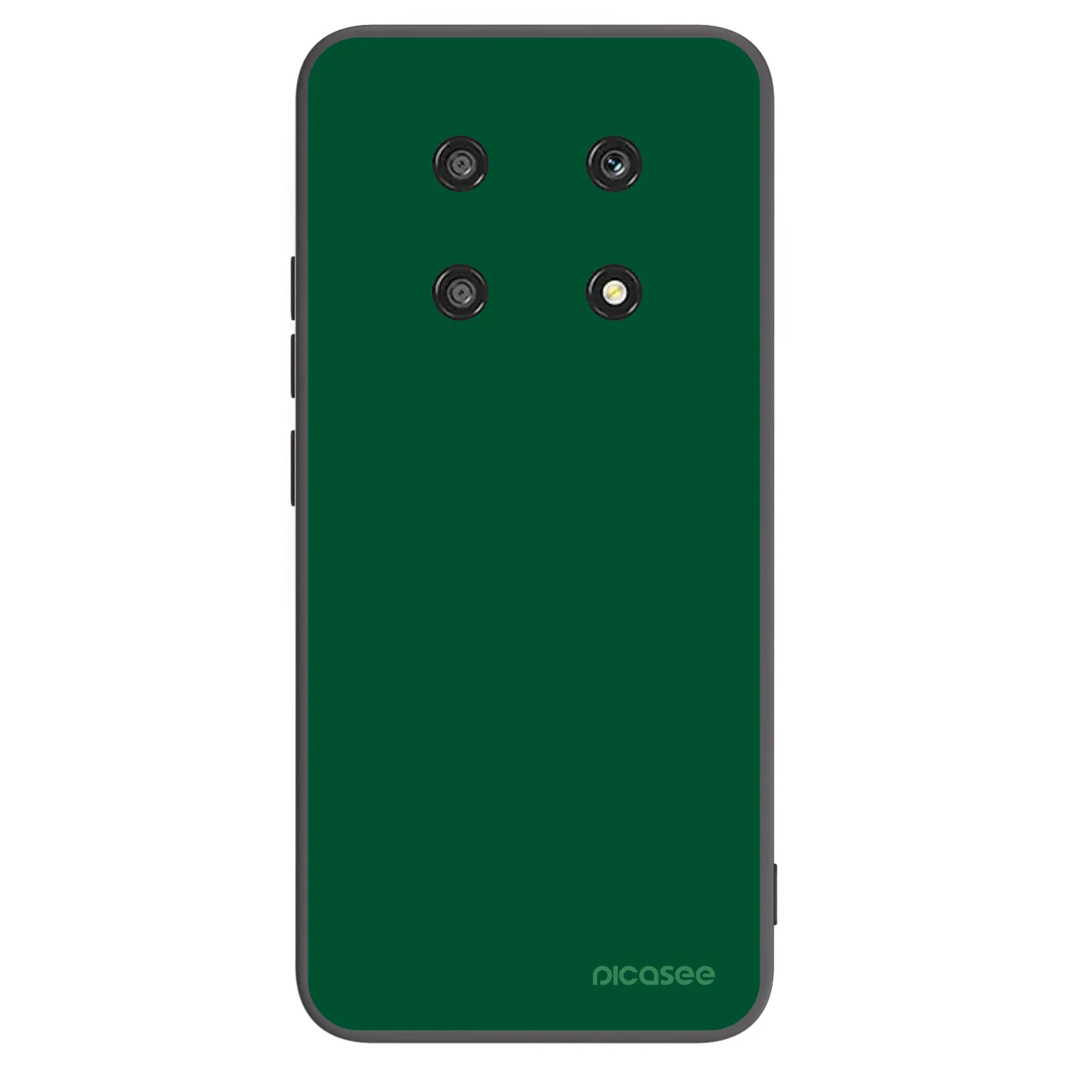 Picasee silikonowe czarne etui na Honor Magic4 Lite 5G - Green Gleam