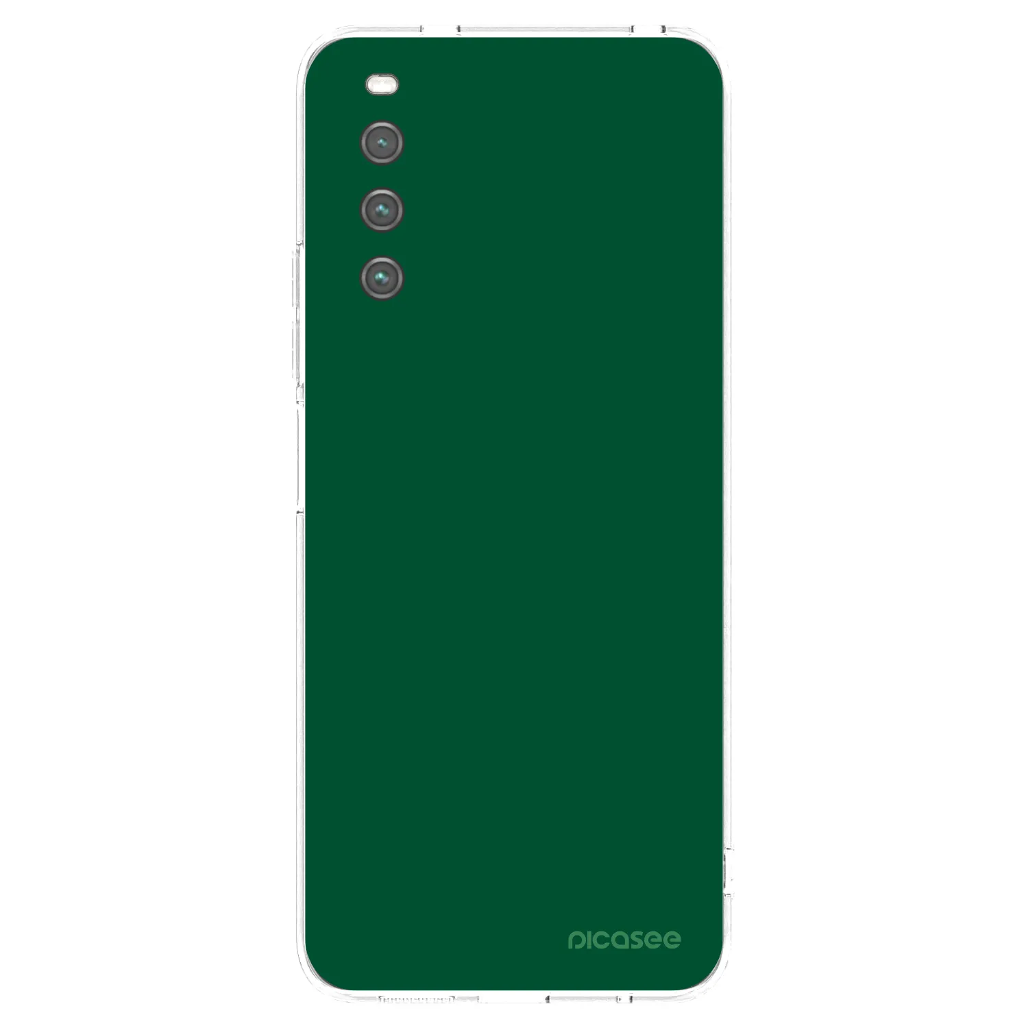 Picasee silikonowe przeźroczyste etui na Sony Xperia 10 IV 5G - Green Gleam