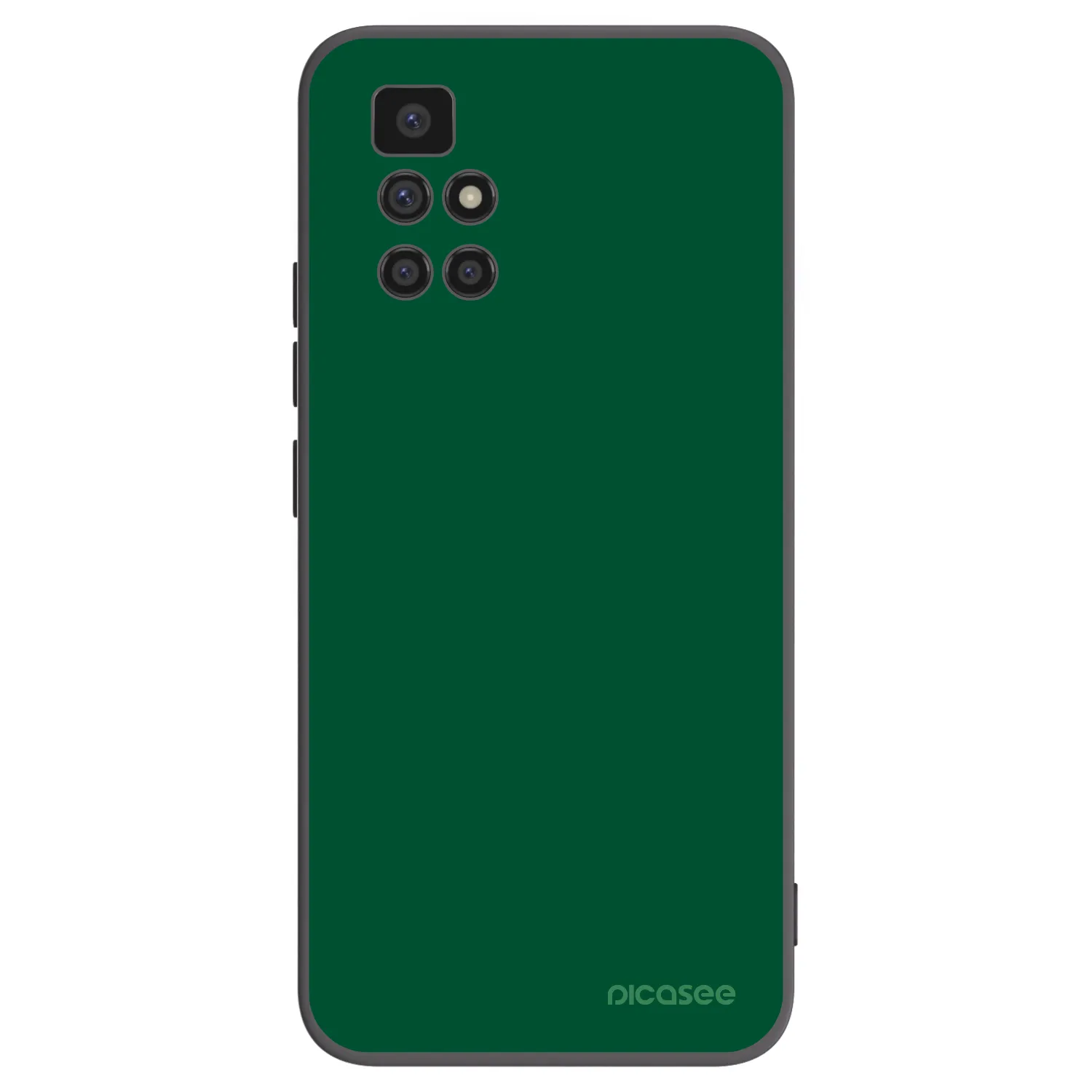 Picasee silikonowe czarne etui na Xiaomi Redmi 10 (2022) - Green Gleam