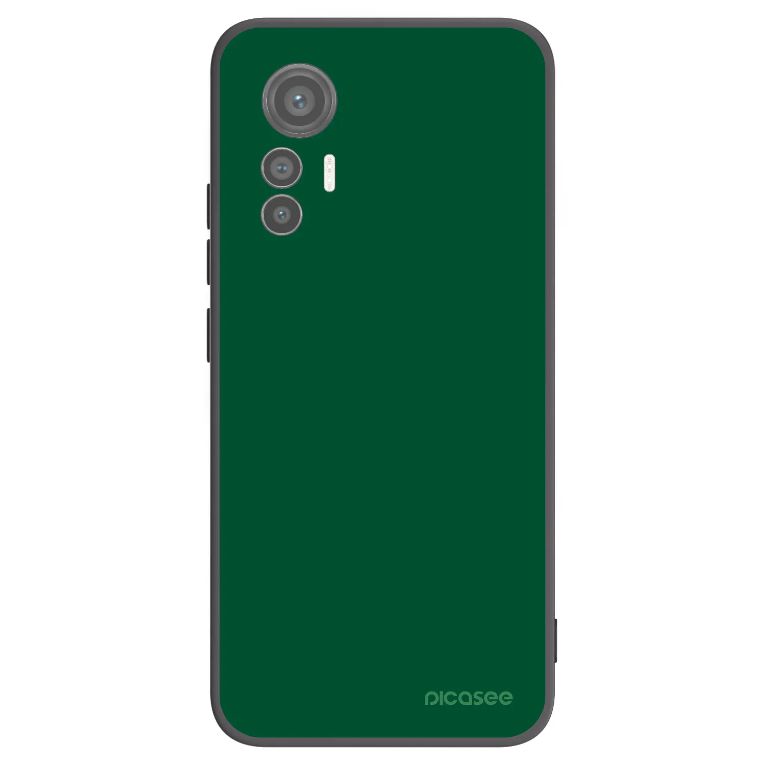 Picasee silikonowe czarne etui na Xiaomi 12 Lite - Green Gleam