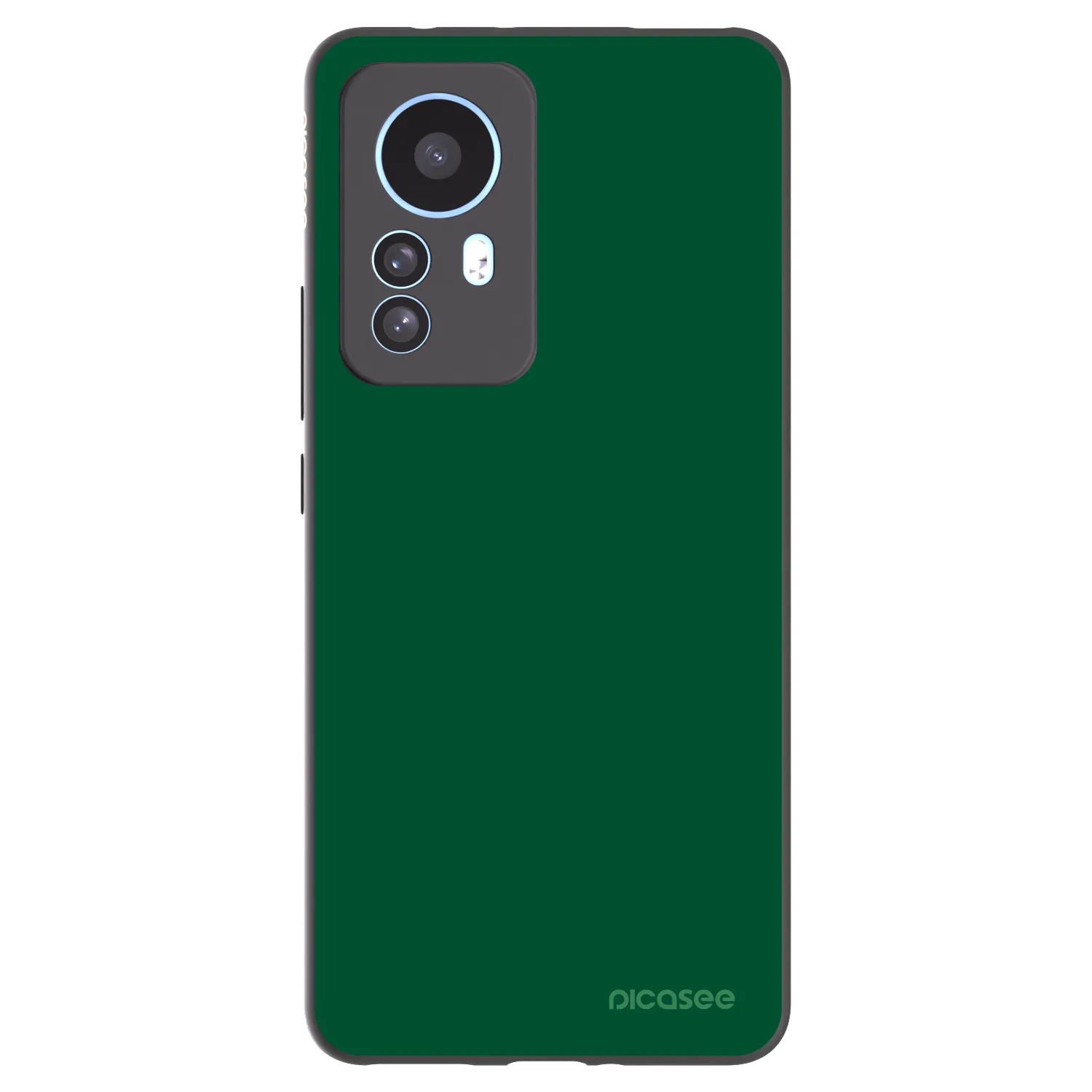 Picasee silikonowe czarne etui na Xiaomi 12T Pro - Green Gleam