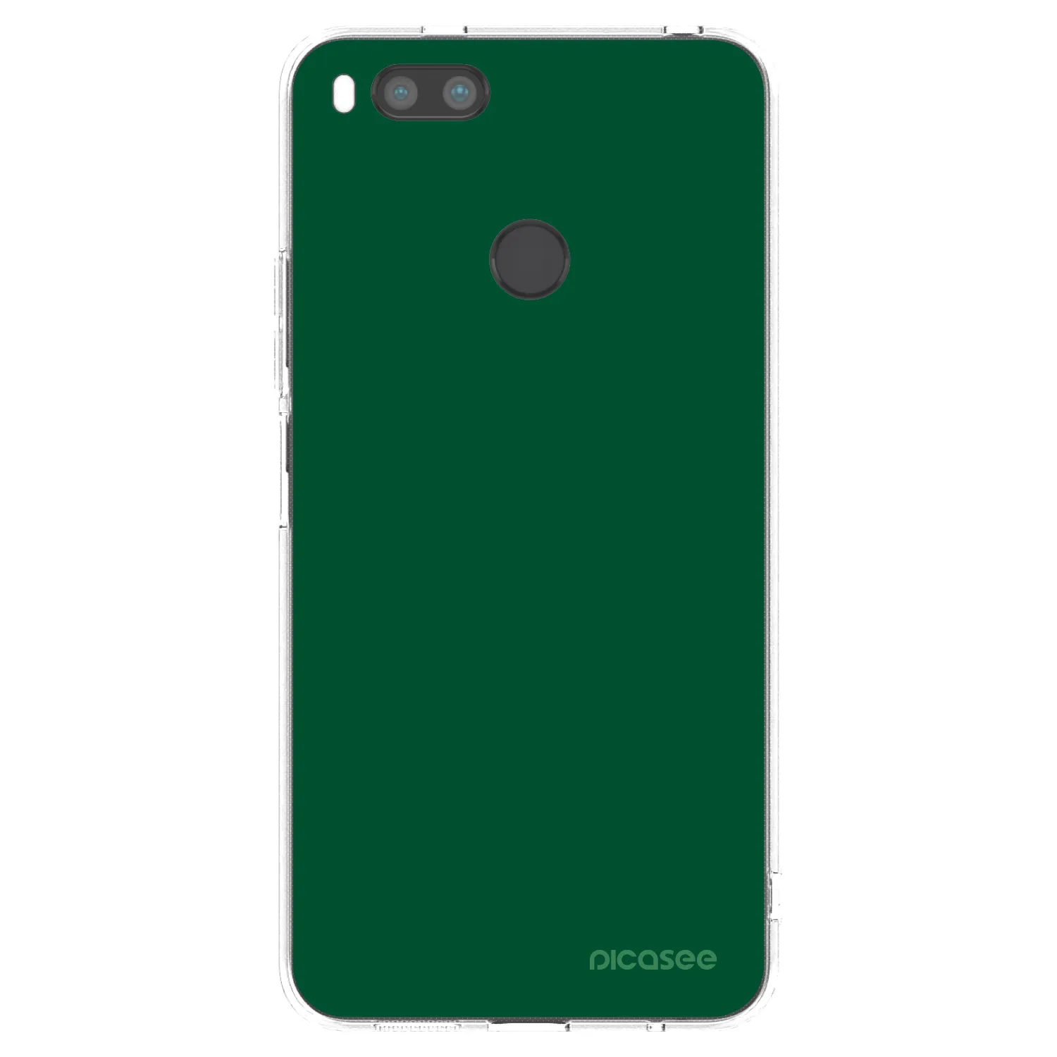 Picasee silikonowe przeźroczyste etui na Xiaomi Redmi A1 - Green Gleam