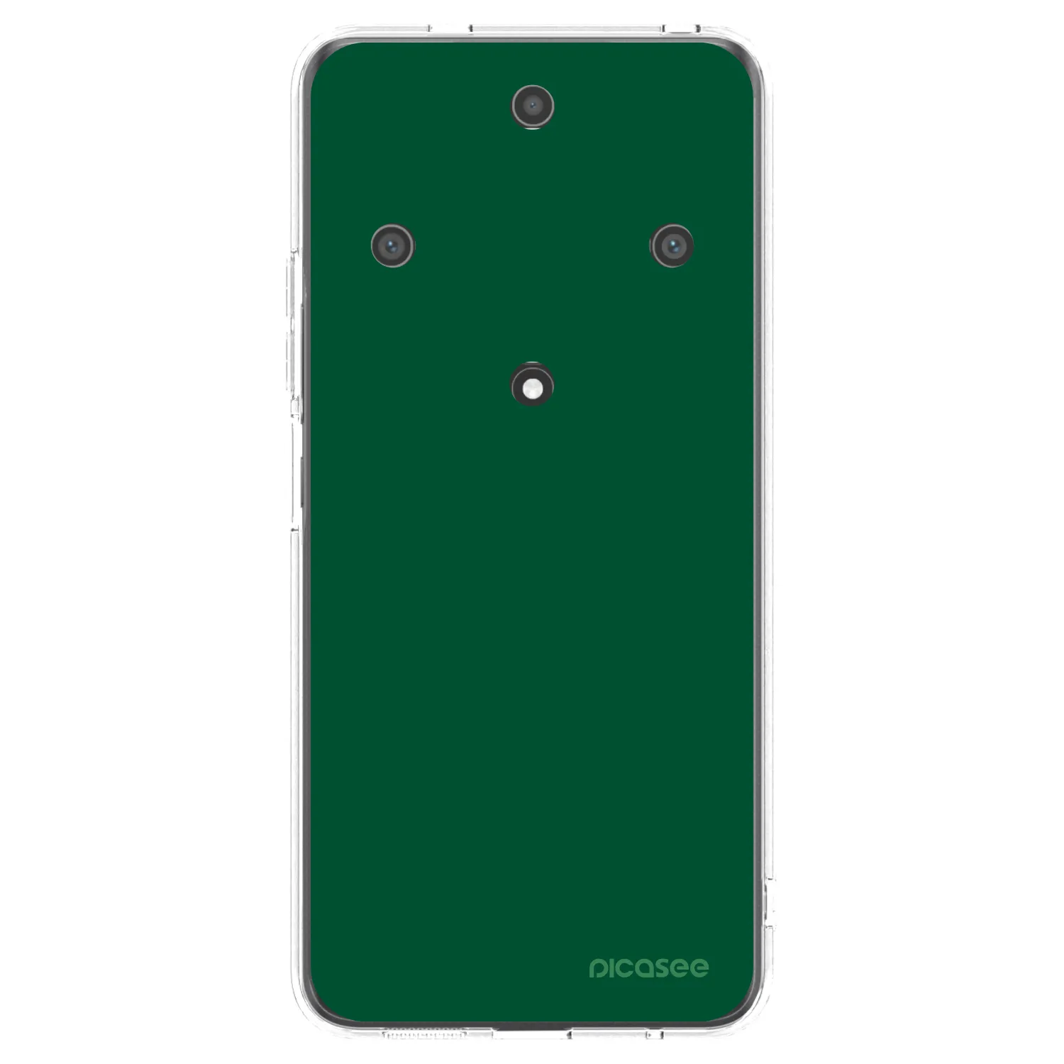 Picasee silikonowe przeźroczyste etui na Honor Magic5 Lite 5G - Green Gleam