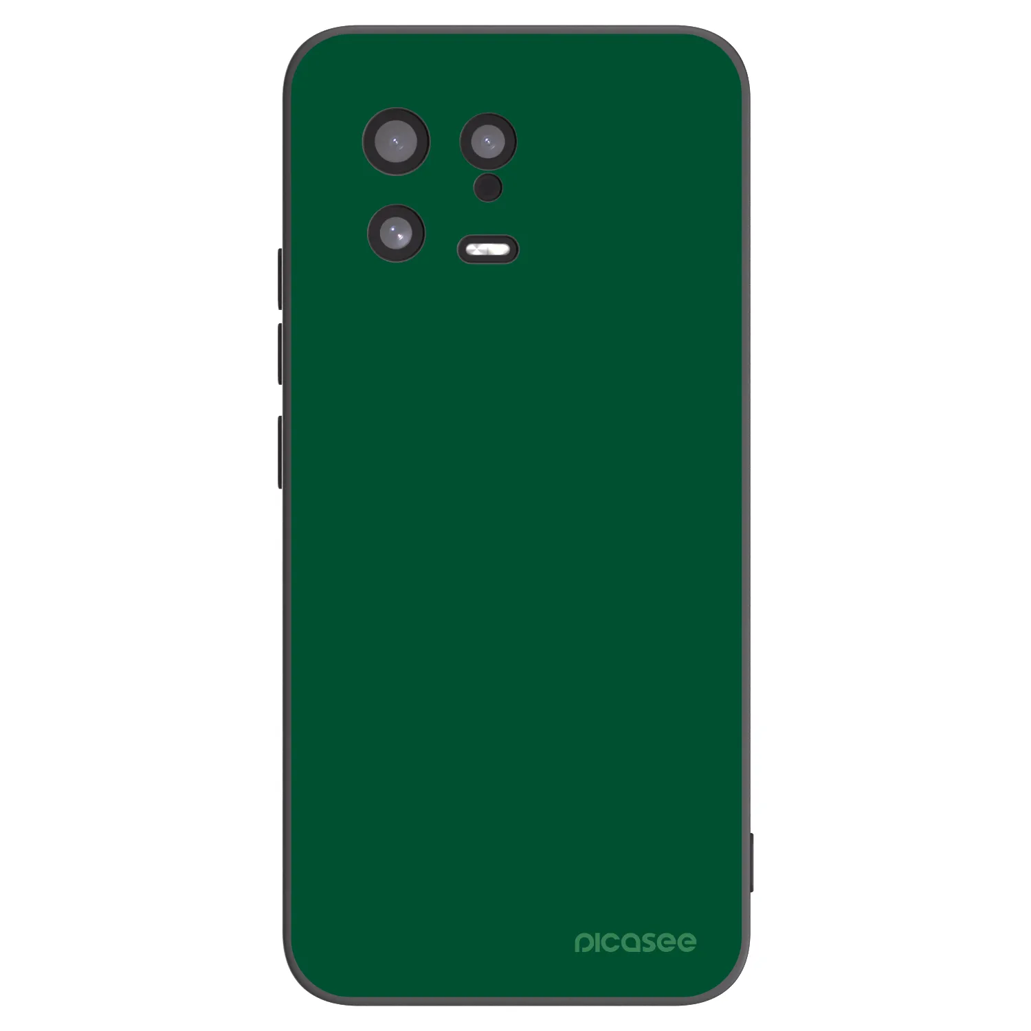 Picasee silikonowe czarne etui na Xiaomi 13 - Green Gleam