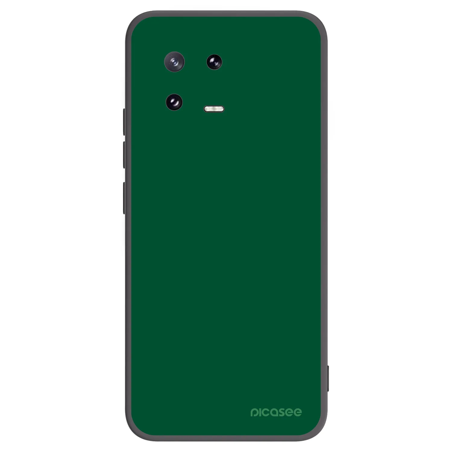 Picasee silikonowe czarne etui na Xiaomi 13 Pro - Green Gleam