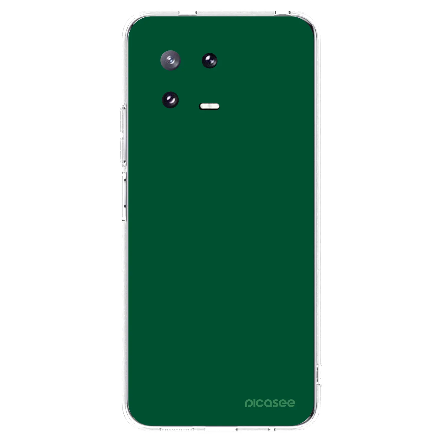 Picasee silikonowe przeźroczyste etui na Xiaomi 13 Pro - Green Gleam