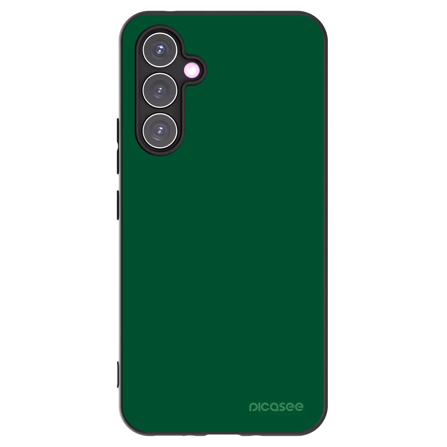 Picasee silikonowe czarne etui na Samsung Galaxy A54 5G A546B - Green Gleam