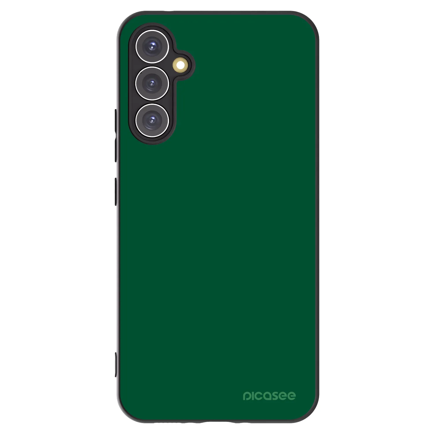 Picasee silikonowe czarne etui na Samsung Galaxy A34 5G A346B - Green Gleam