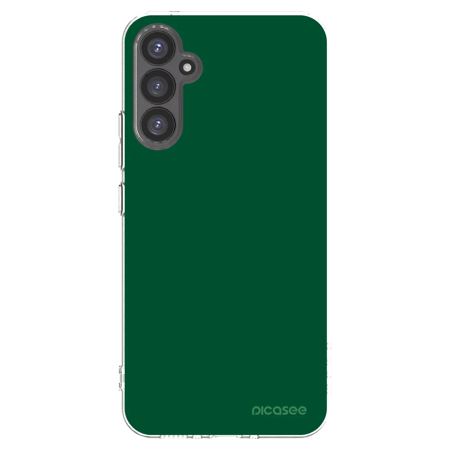 Picasee silikonowe przeźroczyste etui na Samsung Galaxy A34 5G A346B - Green Gleam