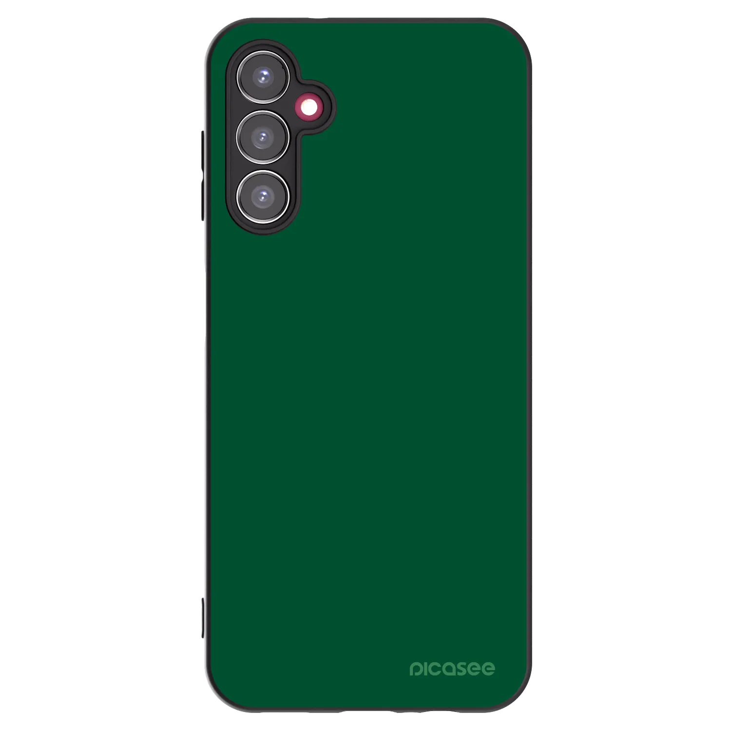 Picasee silikonowe czarne etui na Samsung Galaxy A14 5G A146P - Green Gleam