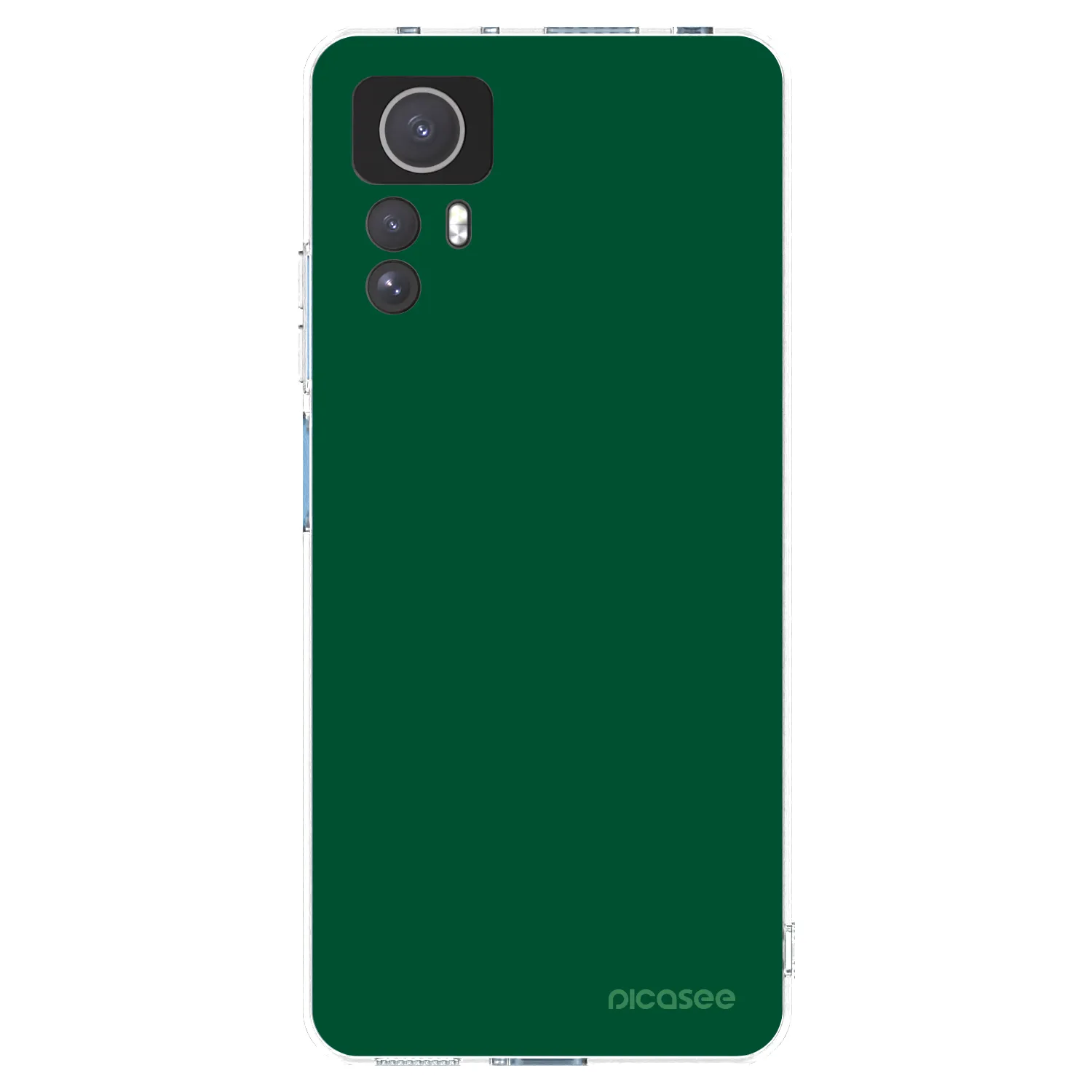 Picasee silikonowe przeźroczyste etui na Xiaomi Redmi Note 12S - Green Gleam