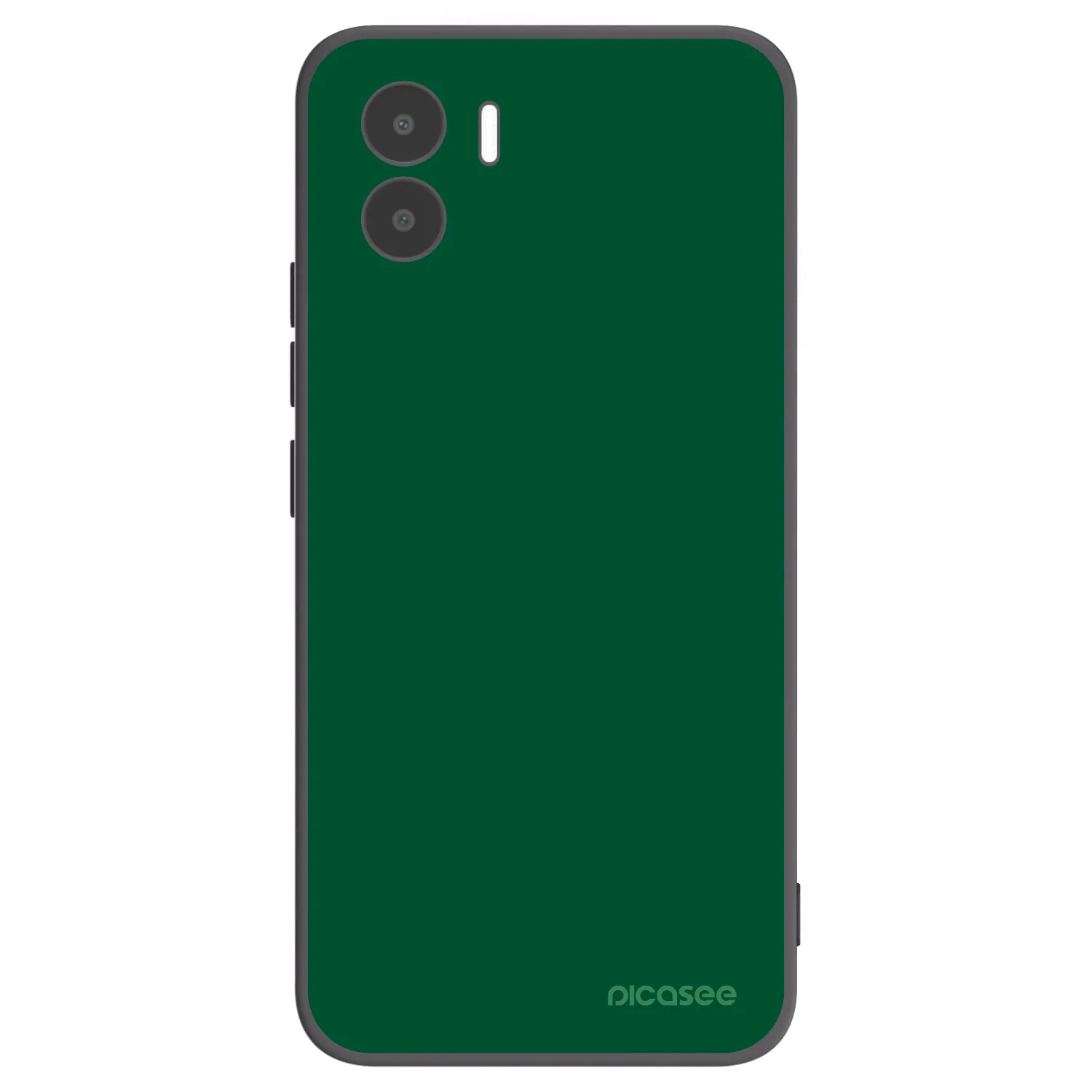 Picasee silikonowe czarne etui na Xiaomi Redmi A2 - Green Gleam
