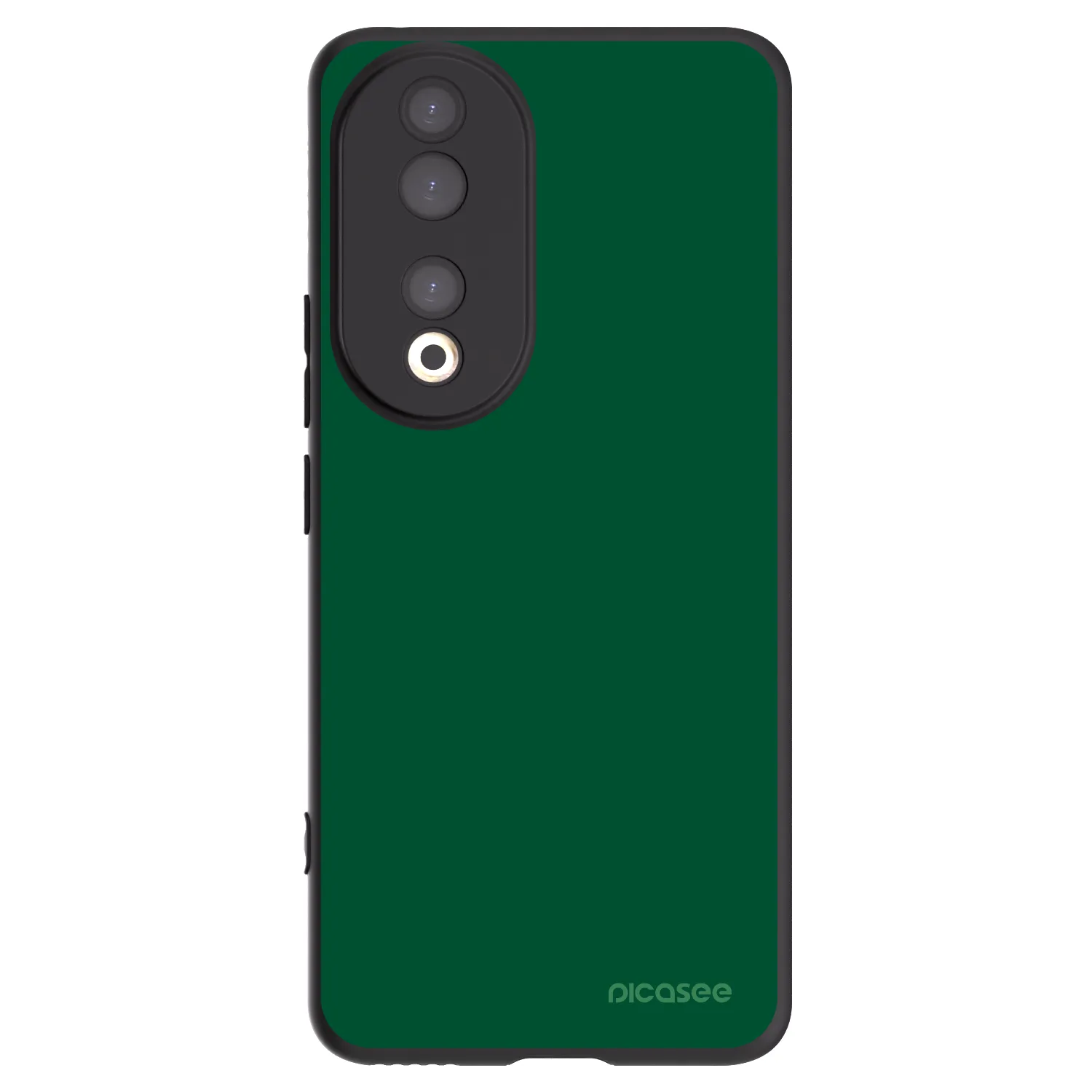 Picasee silikonowe czarne etui na Honor 90 5G - Green Gleam