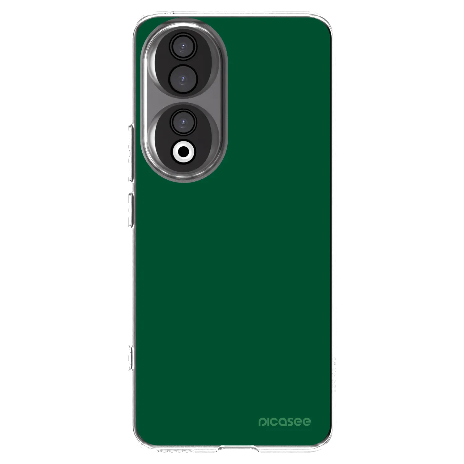 Picasee silikonowe przeźroczyste etui na Honor 90 5G - Green Gleam