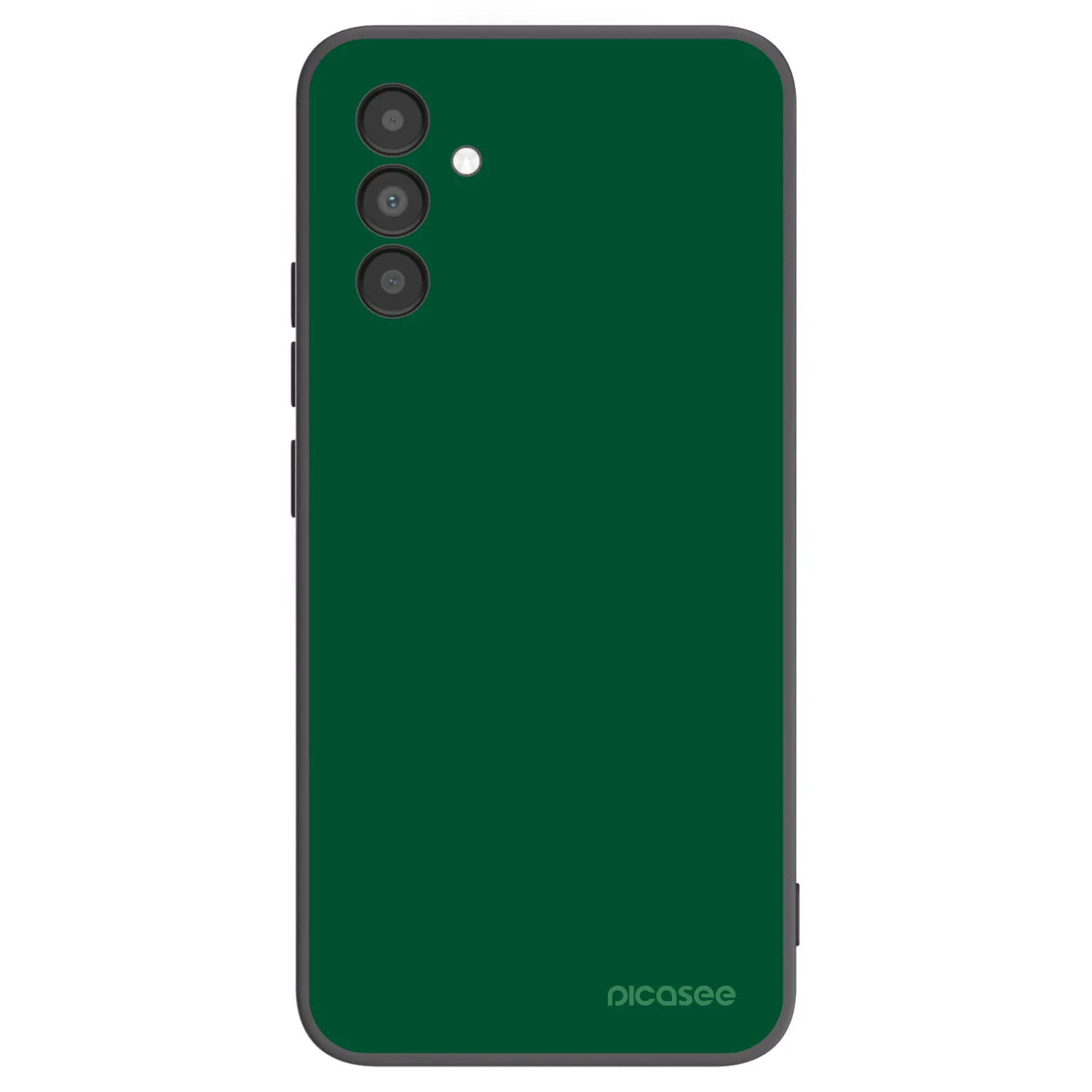 Picasee silikonowe czarne etui na Samsung Galaxy A04s A047F - Green Gleam