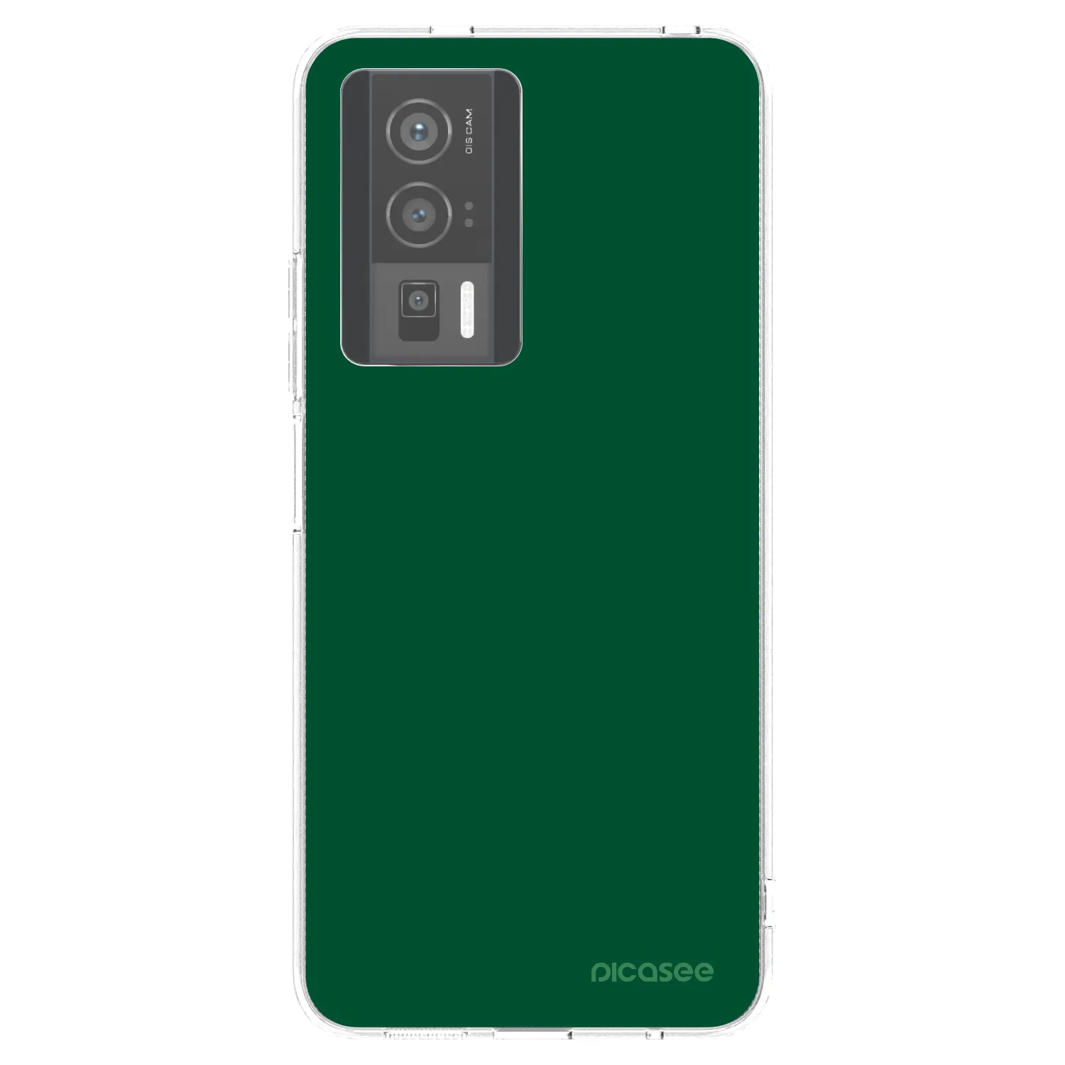 Picasee silikonowe przeźroczyste etui na Xiaomi Poco F5 Pro 5G - Green Gleam