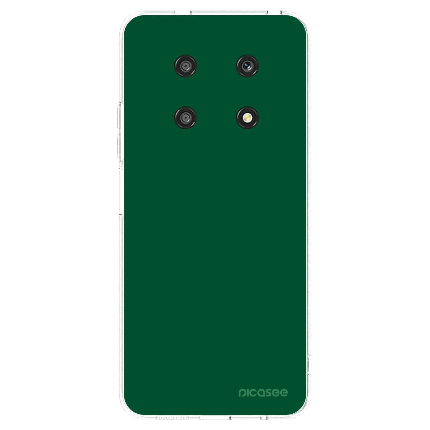 Picasee silikonowe przeźroczyste etui na Honor Magic4 Lite 5G - Green Gleam