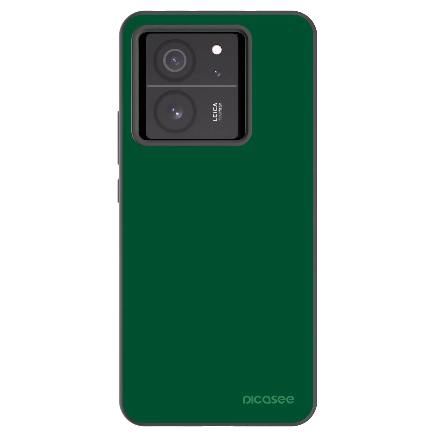 Picasee silikonowe czarne etui na Xiaomi 13T Pro - Green Gleam