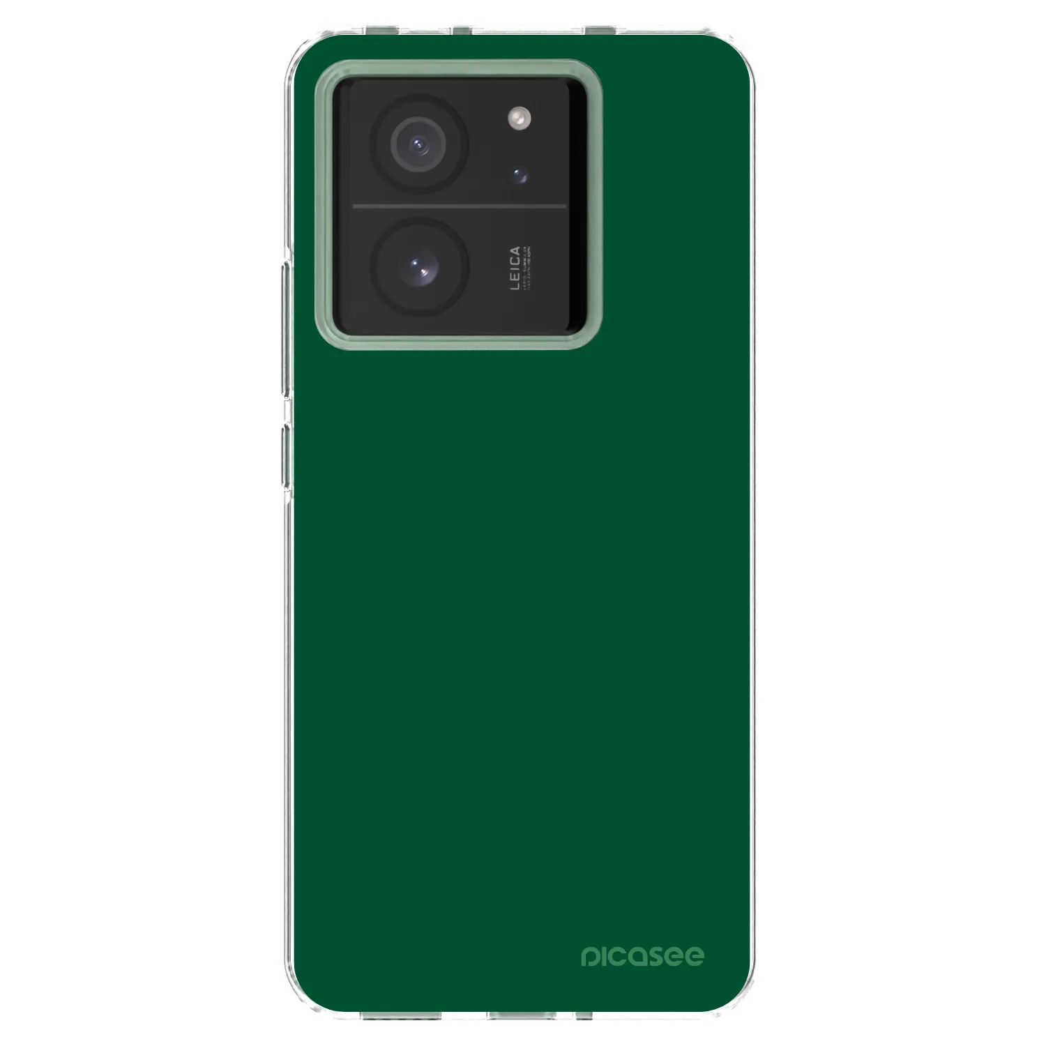 Picasee silikonowe przeźroczyste etui na Xiaomi 13T Pro - Green Gleam