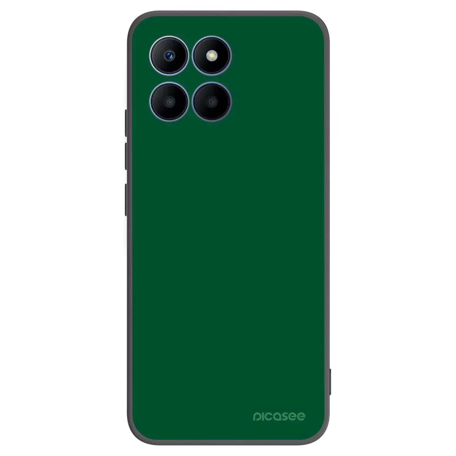 Picasee silikonowe czarne etui na Honor 70 Lite - Green Gleam