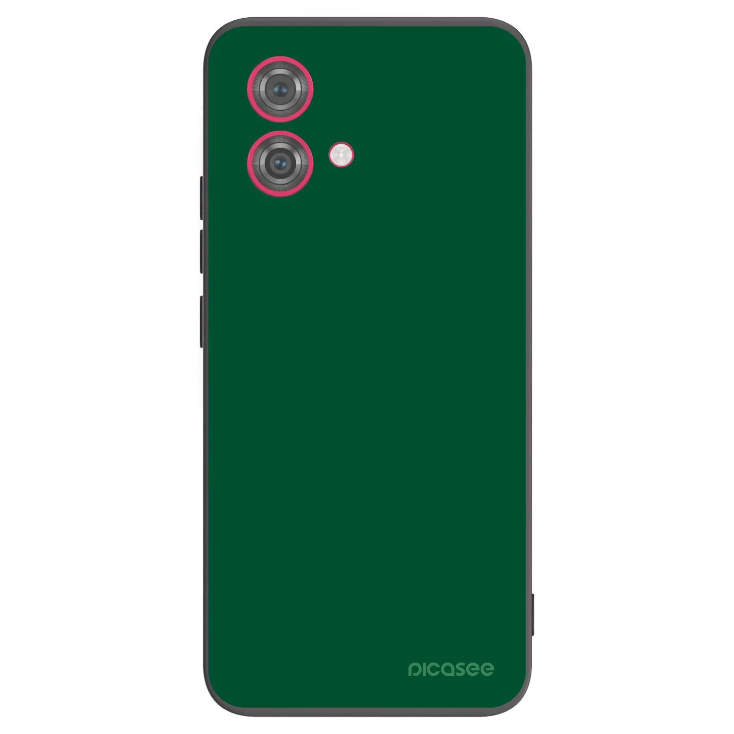Picasee silikonowe czarne etui na Motorola Moto G84 5G - Green Gleam