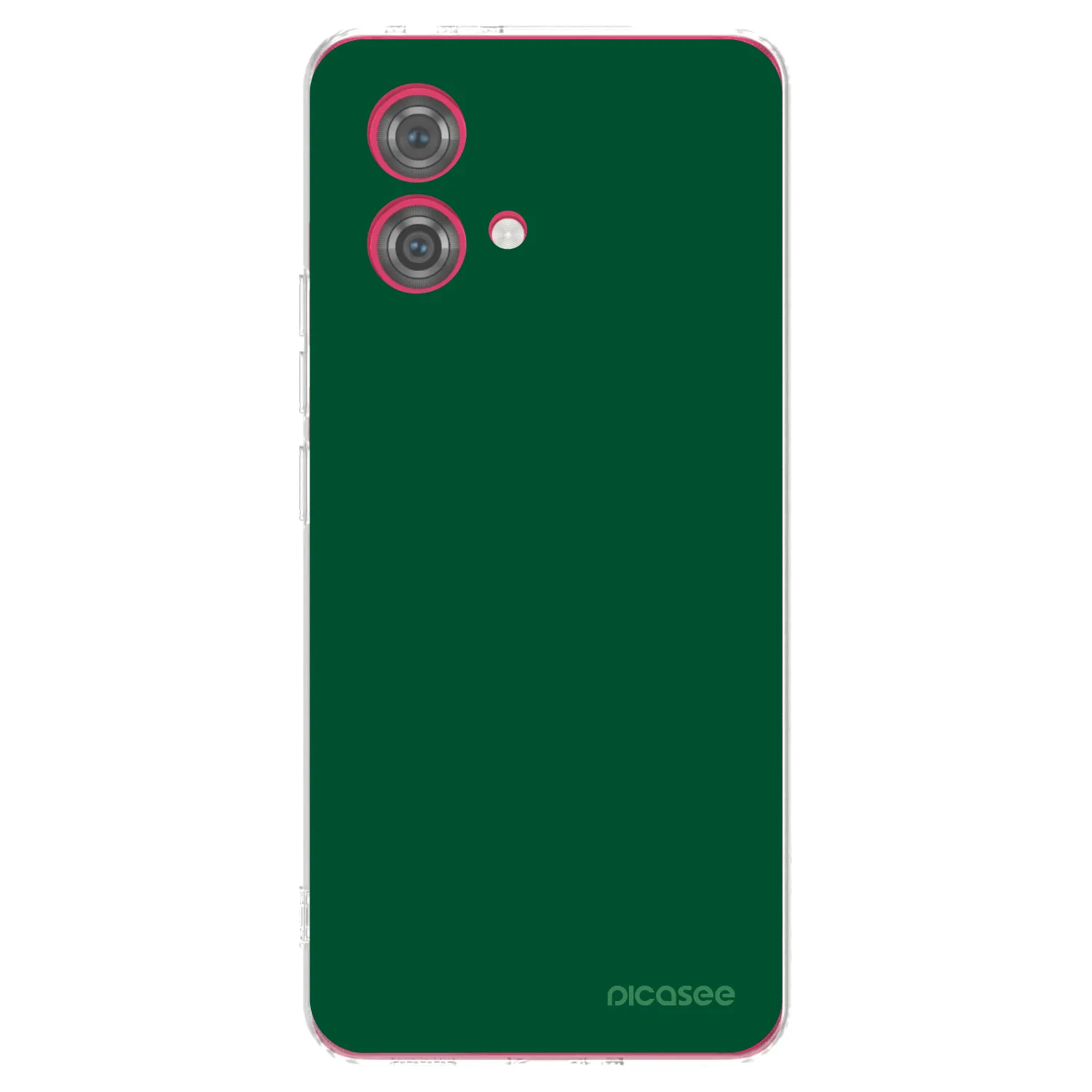 Picasee silikonowe przeźroczyste etui na Motorola Moto G84 5G - Green Gleam