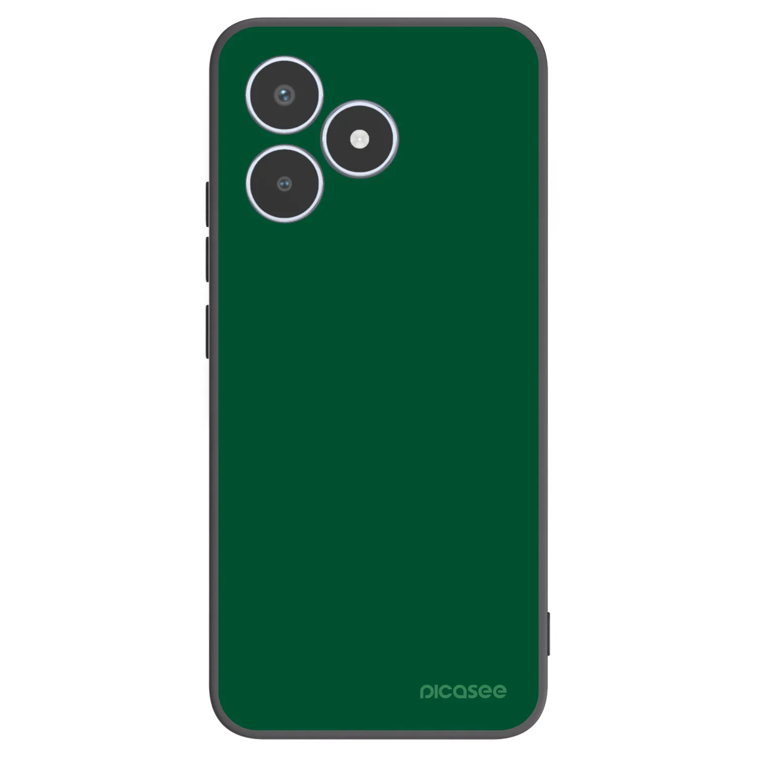Picasee silikonowe czarne etui na Realme C53 - Green Gleam