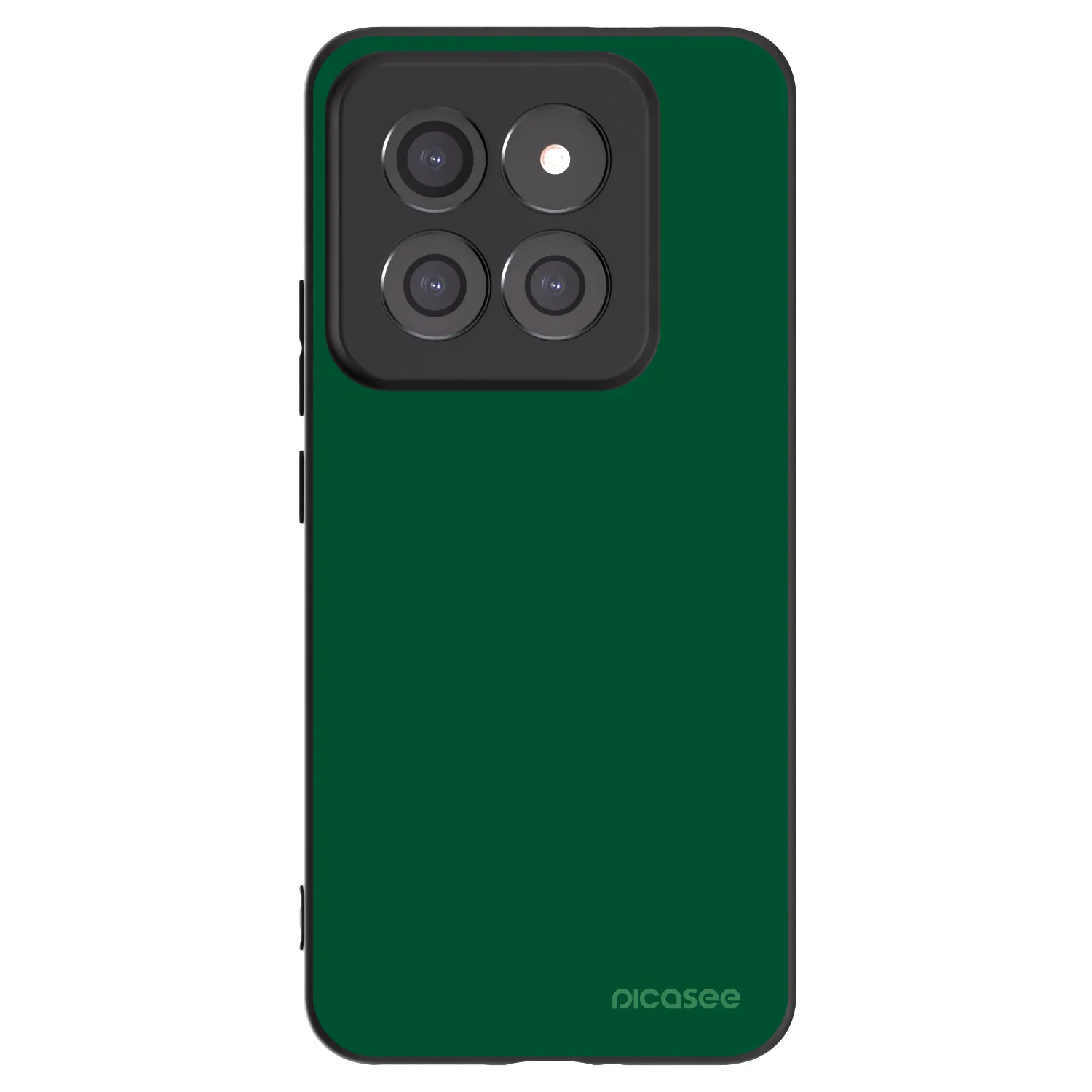 Picasee silikonowe czarne etui na Xiaomi 14 Pro - Green Gleam