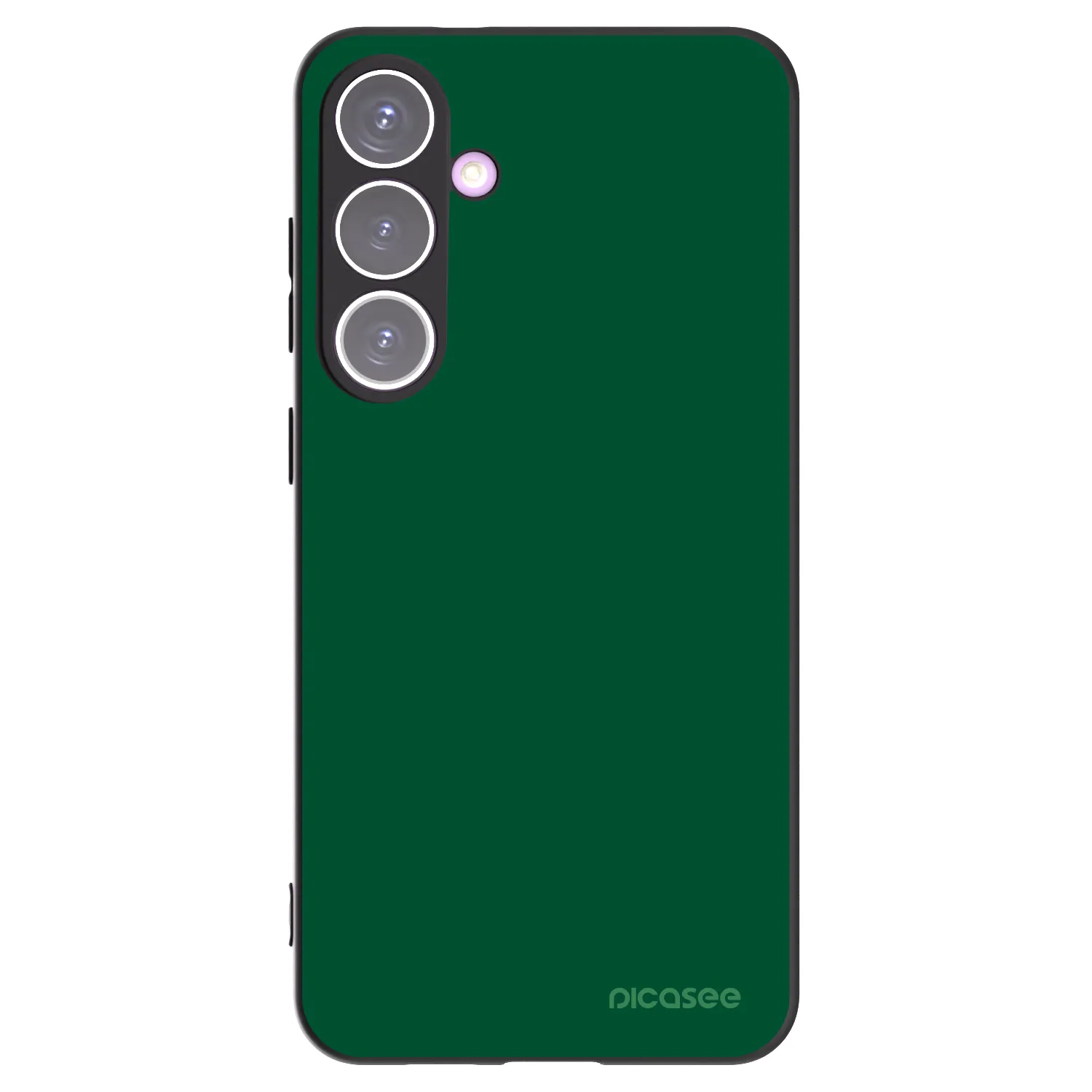 Picasee silikonowe czarne etui na Samsung Galaxy S24+ S926B 5G - Green Gleam