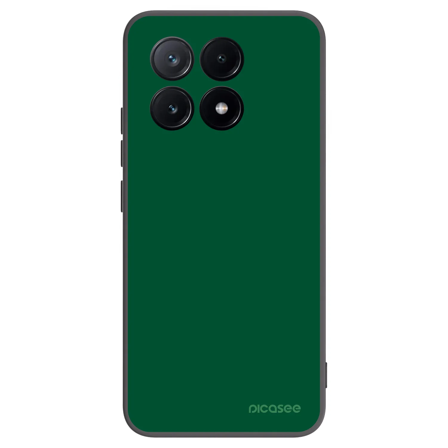 Picasee silikonowe czarne etui na Xiaomi Poco X6 Pro - Green Gleam