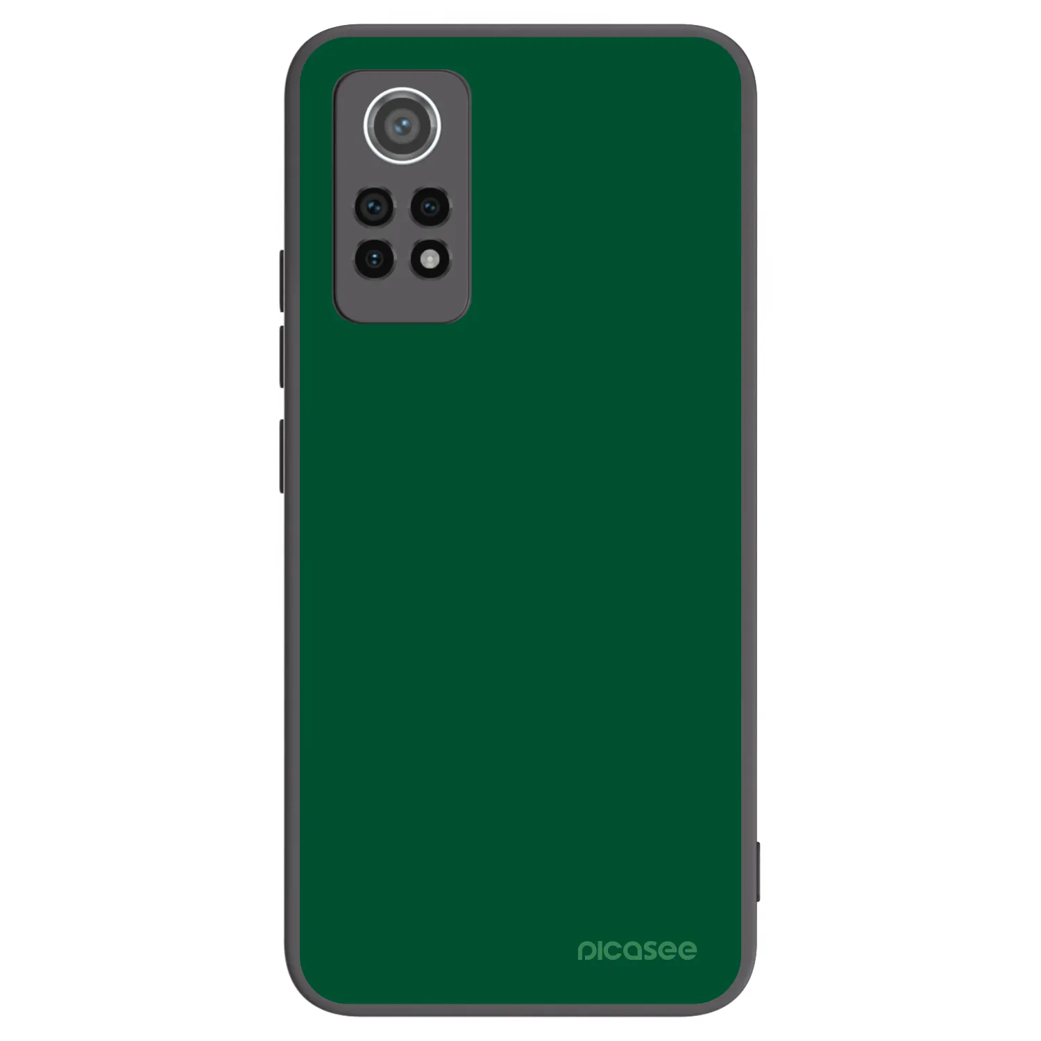 Picasee silikonowe czarne etui na Xiaomi Redmi Note 12 Pro 4G - Green Gleam