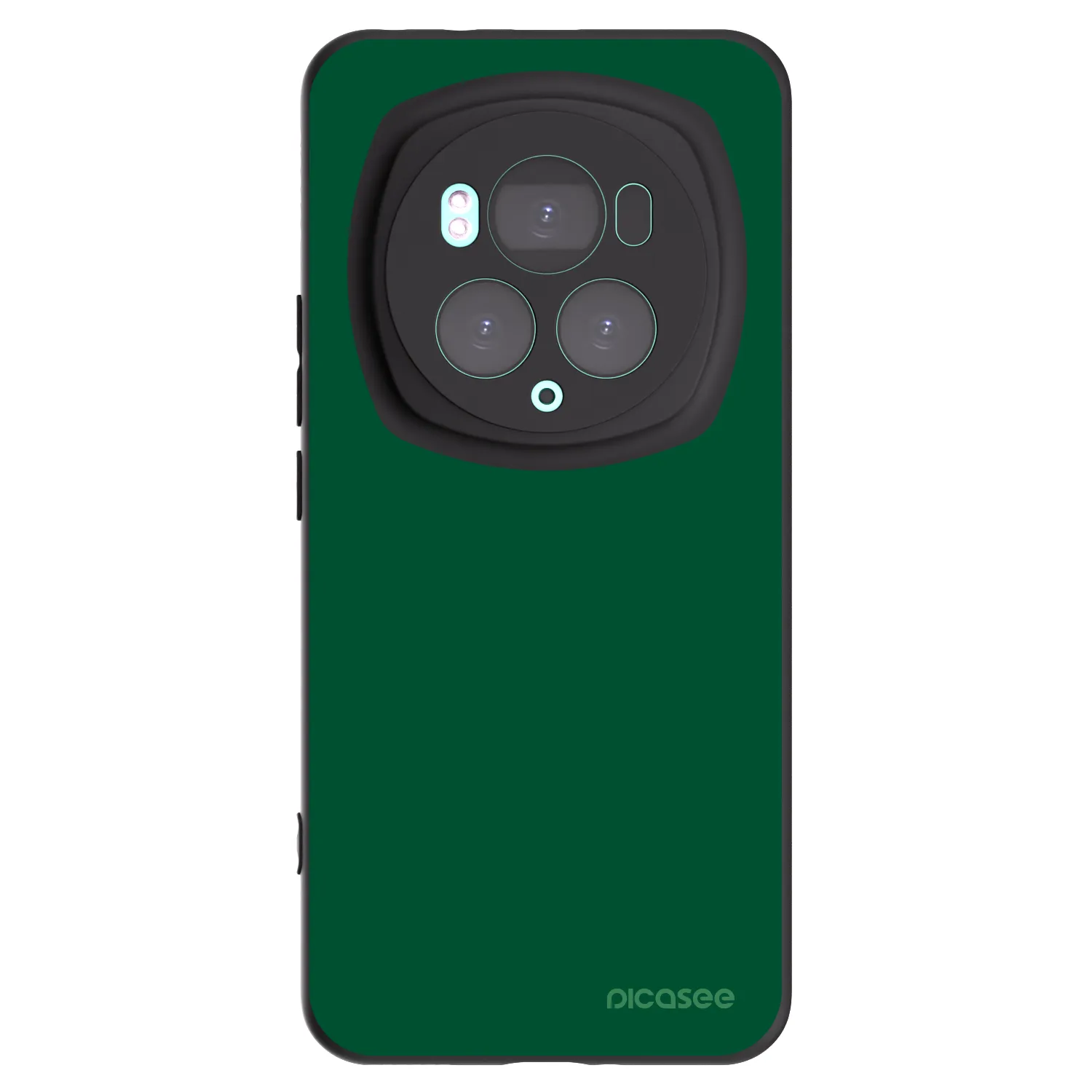 Picasee silikonowe czarne etui na Honor Magic6 Pro - Green Gleam