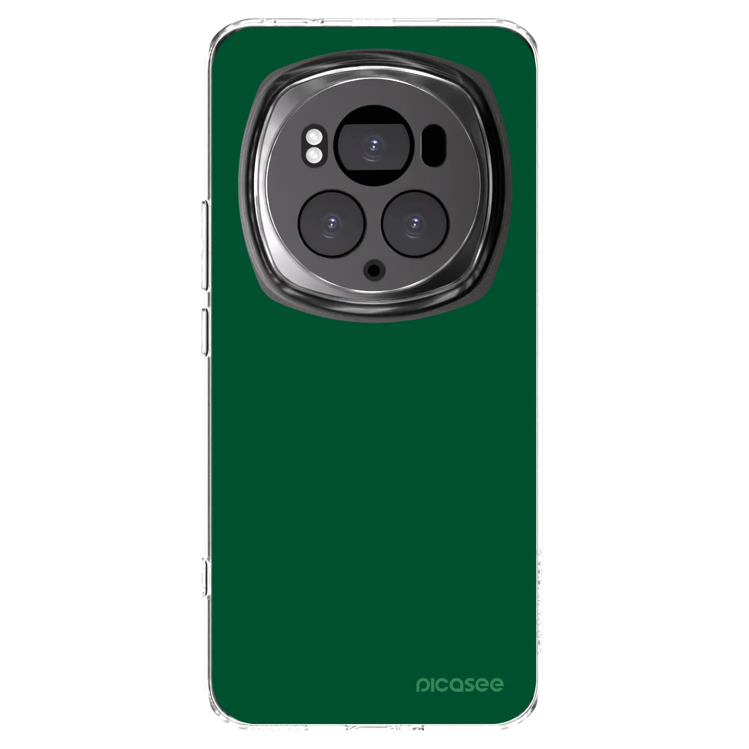Picasee silikonowe przeźroczyste etui na Honor Magic6 Pro - Green Gleam