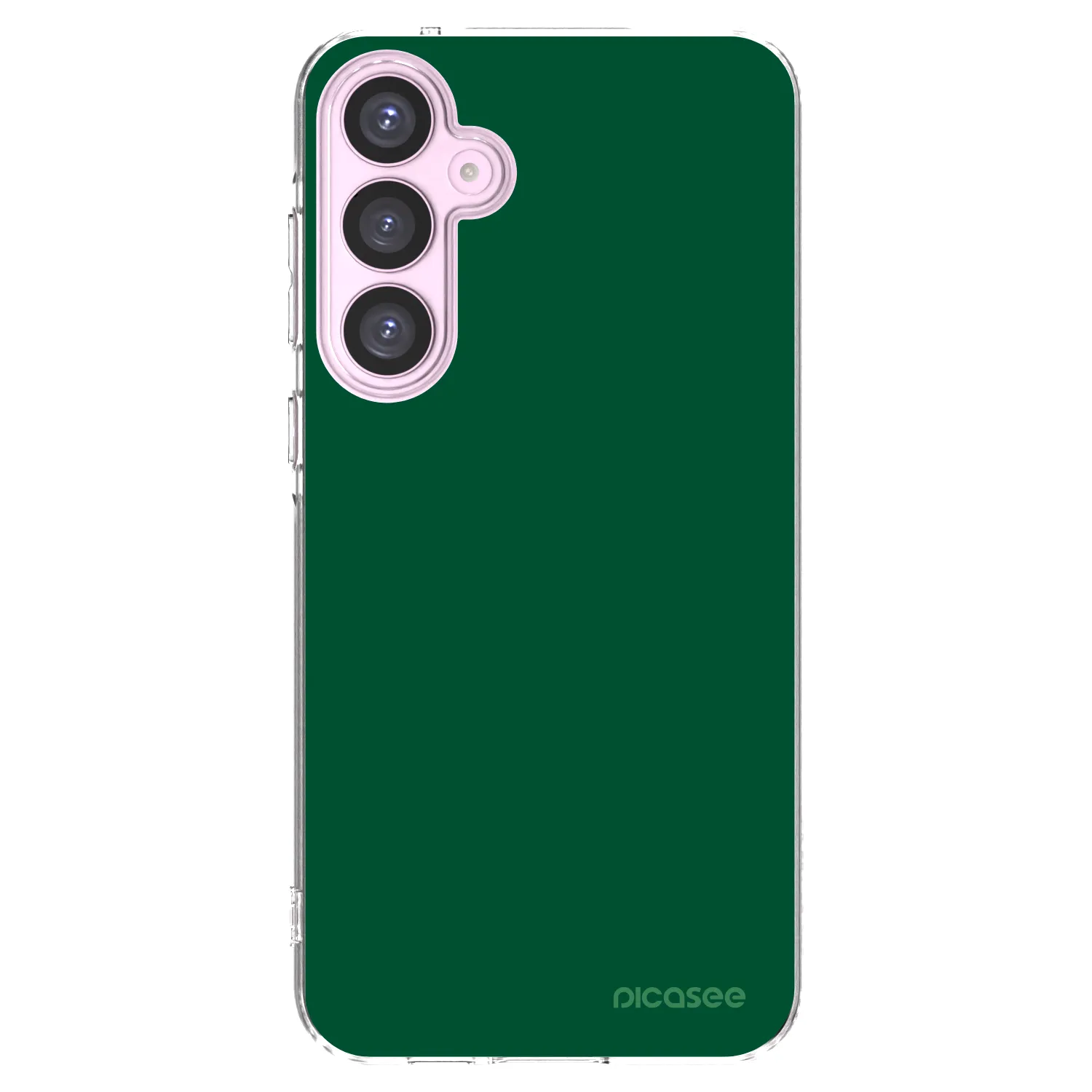 Picasee silikonowe przeźroczyste etui na Samsung Galaxy A55 5G A556B - Green Gleam