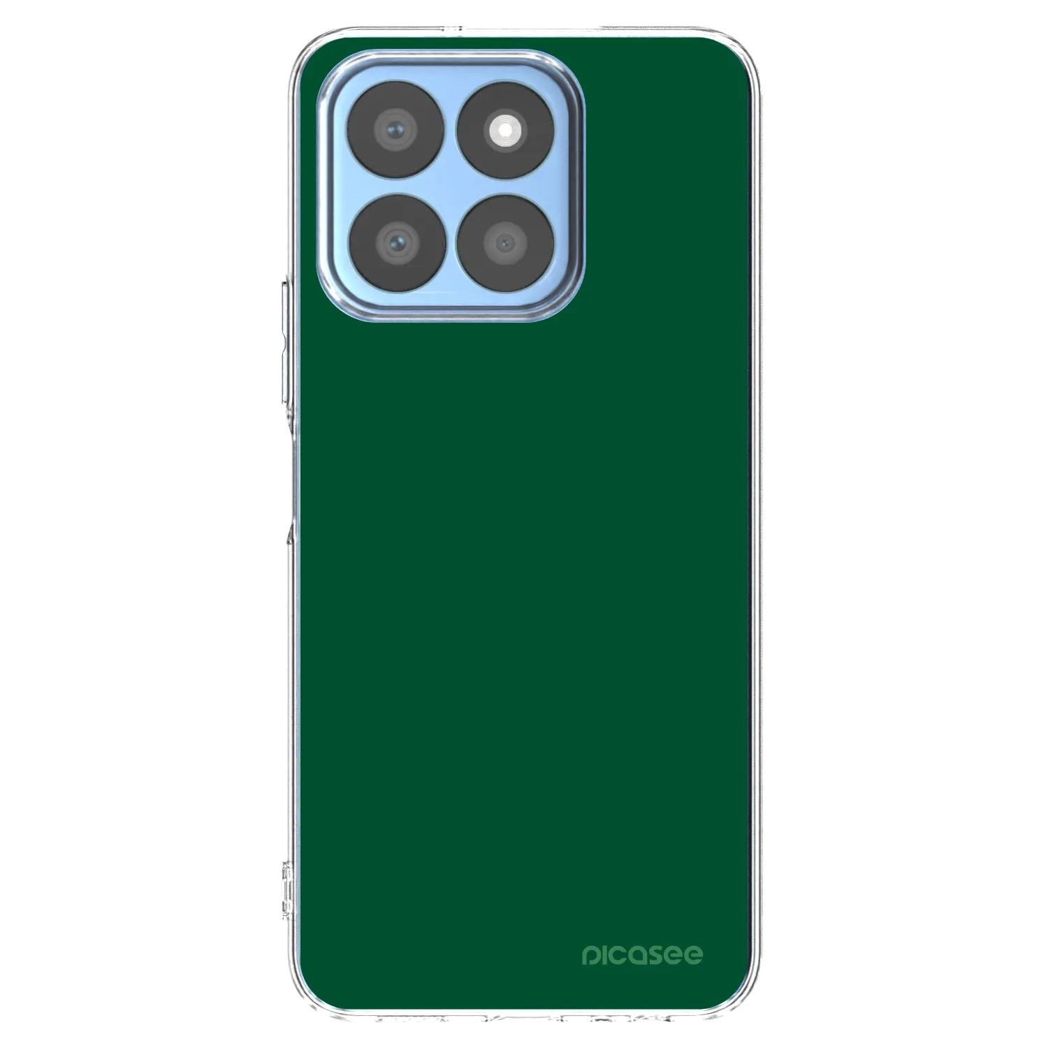 Picasee silikonowe przeźroczyste etui na Honor X8b - Green Gleam