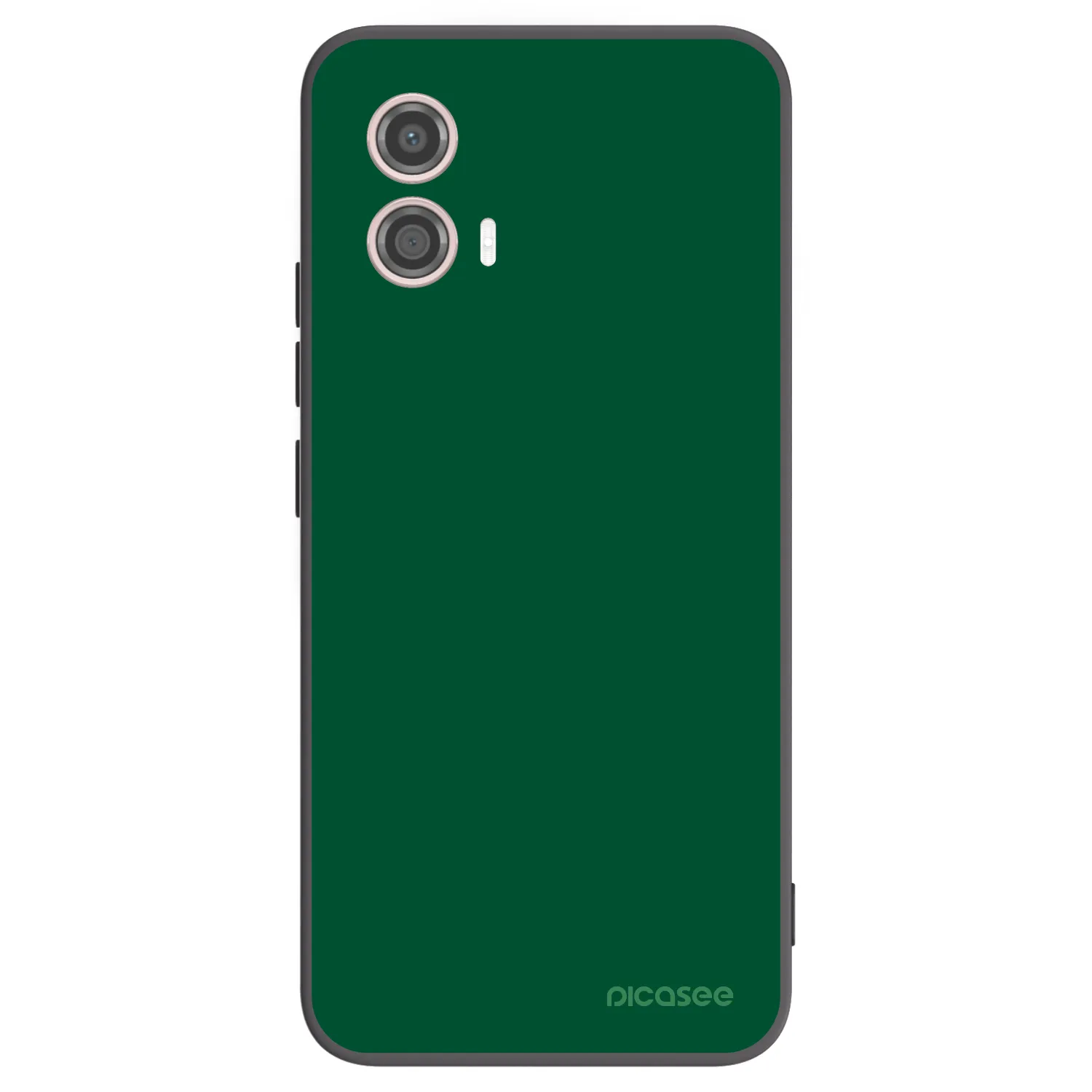 Picasee silikonowe czarne etui na Motorola Moto G53 5G - Green Gleam