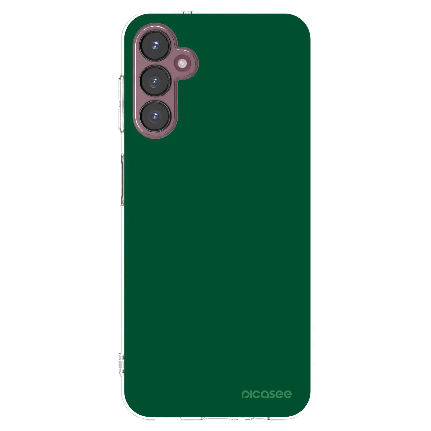 Picasee silikonowe przeźroczyste etui na Samsung Galaxy A05s A057G - Green Gleam