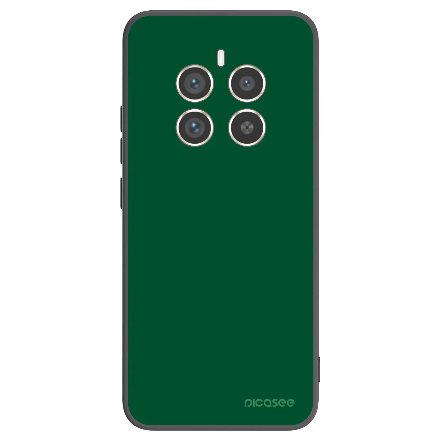 Picasee silikonowe czarne etui na Realme 12 Pro 5G - Green Gleam