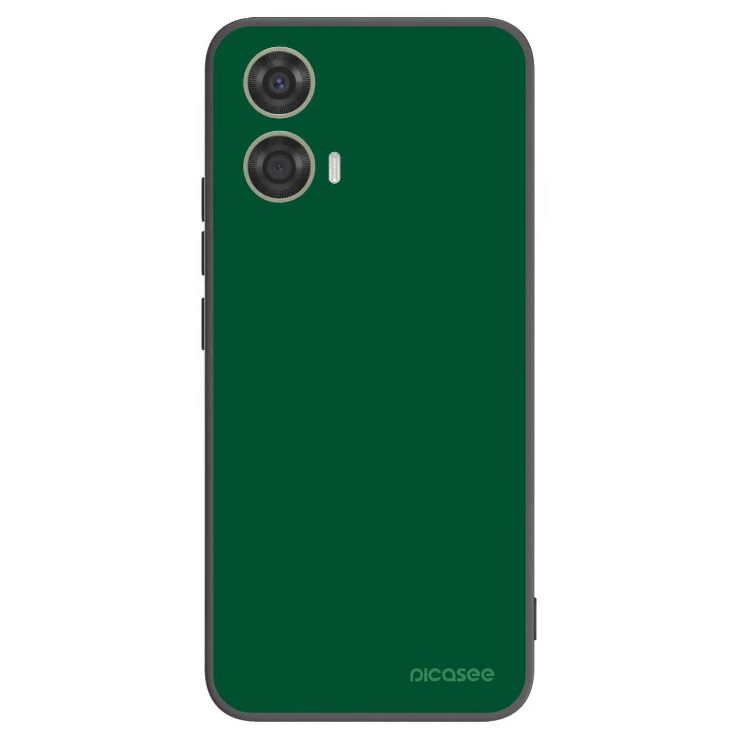 Picasee silikonowe czarne etui na Motorola Moto G24 - Green Gleam