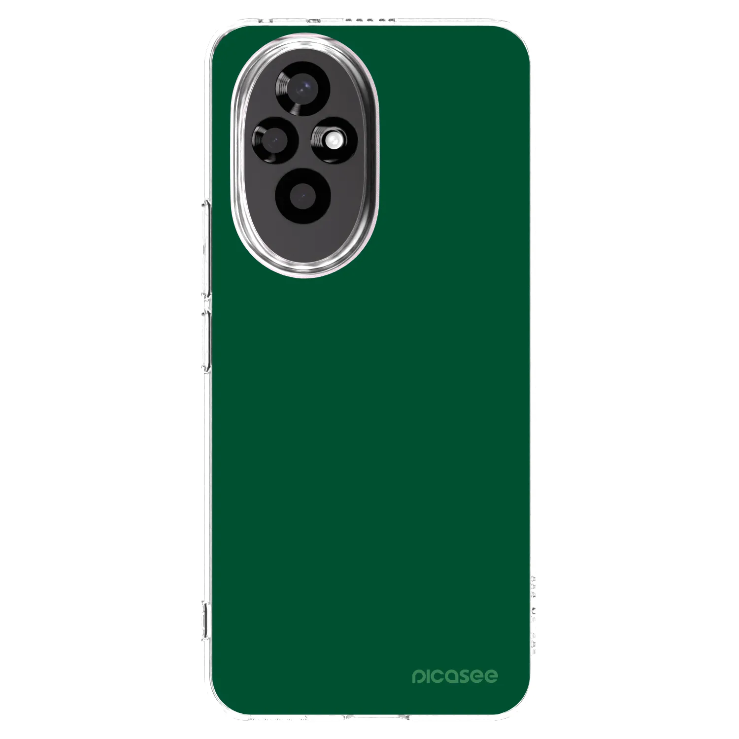 Picasee silikonowe przeźroczyste etui na Honor 200 5G - Green Gleam