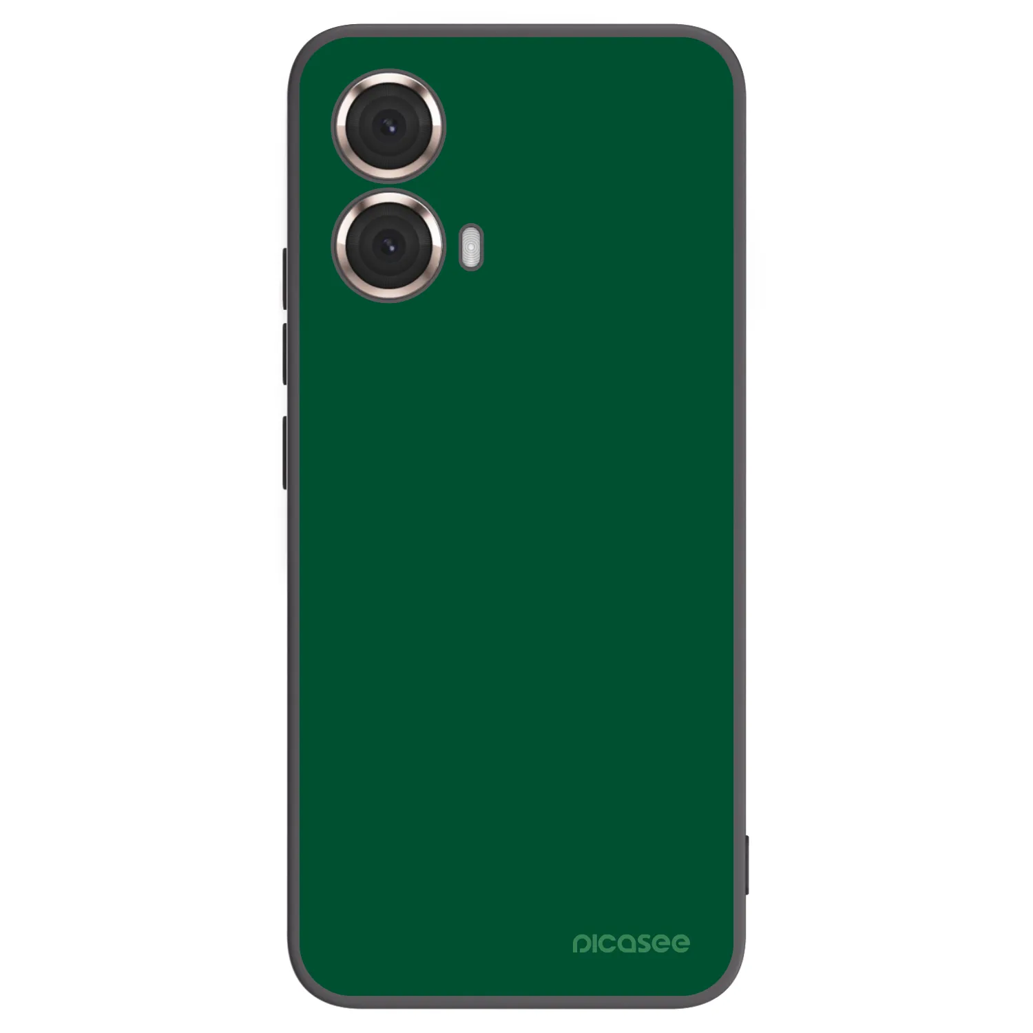 Picasee silikonowe czarne etui na Motorola Moto G85 - Green Gleam