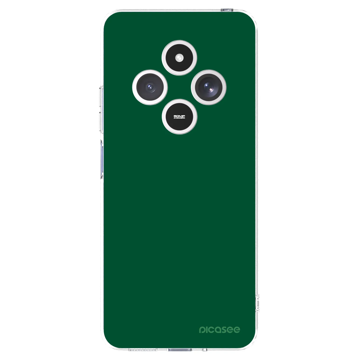 Picasee silikonowe przeźroczyste etui na Xiaomi Redmi 14C - Green Gleam